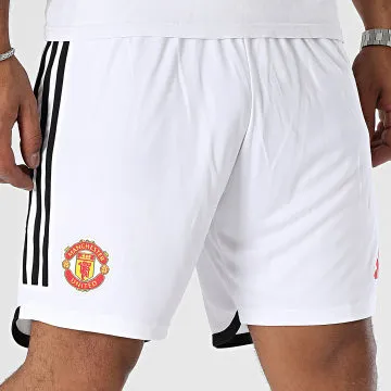 Pantaloncini da jogging con bande bianche del Manchester United HR3678