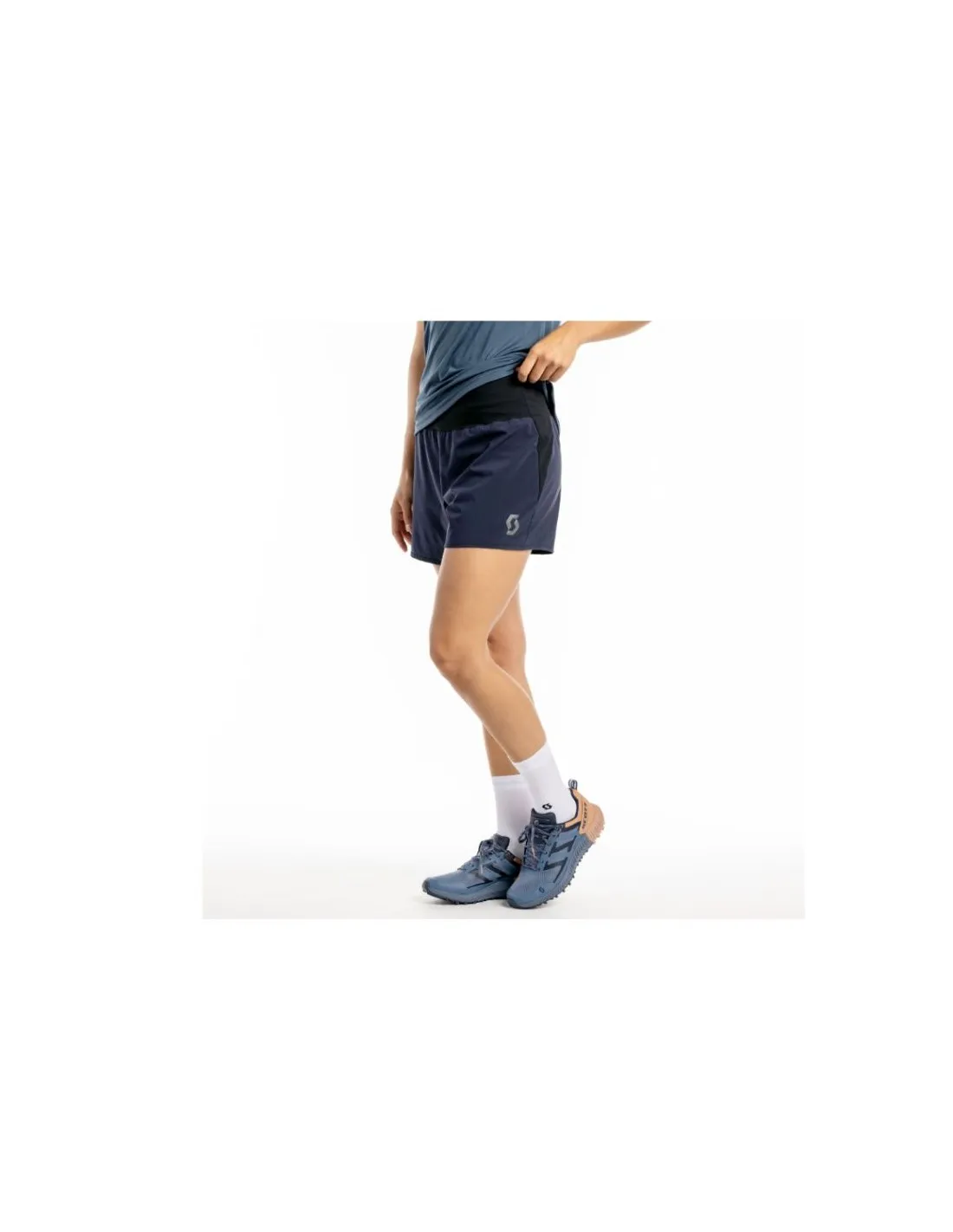 Pantaloncini Trail Scott Hybrid Pantaloncini Ws Endurance Tech Blu Scuro