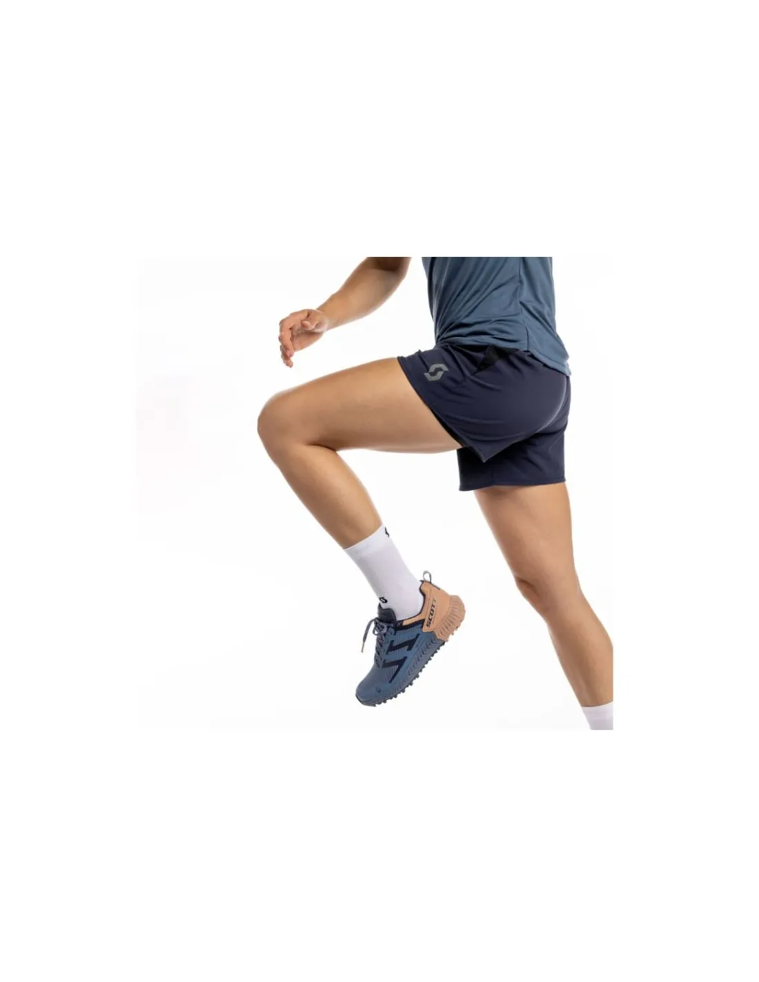 Pantaloncini Trail Scott Hybrid Pantaloncini Ws Endurance Tech Blu Scuro