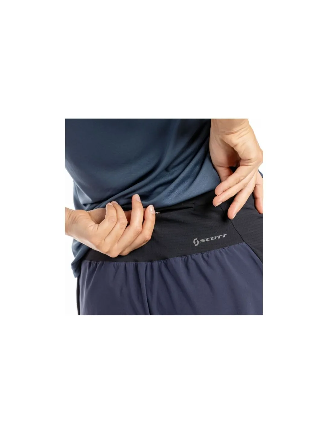 Pantaloncini Trail Scott Hybrid Pantaloncini Ws Endurance Tech Blu Scuro