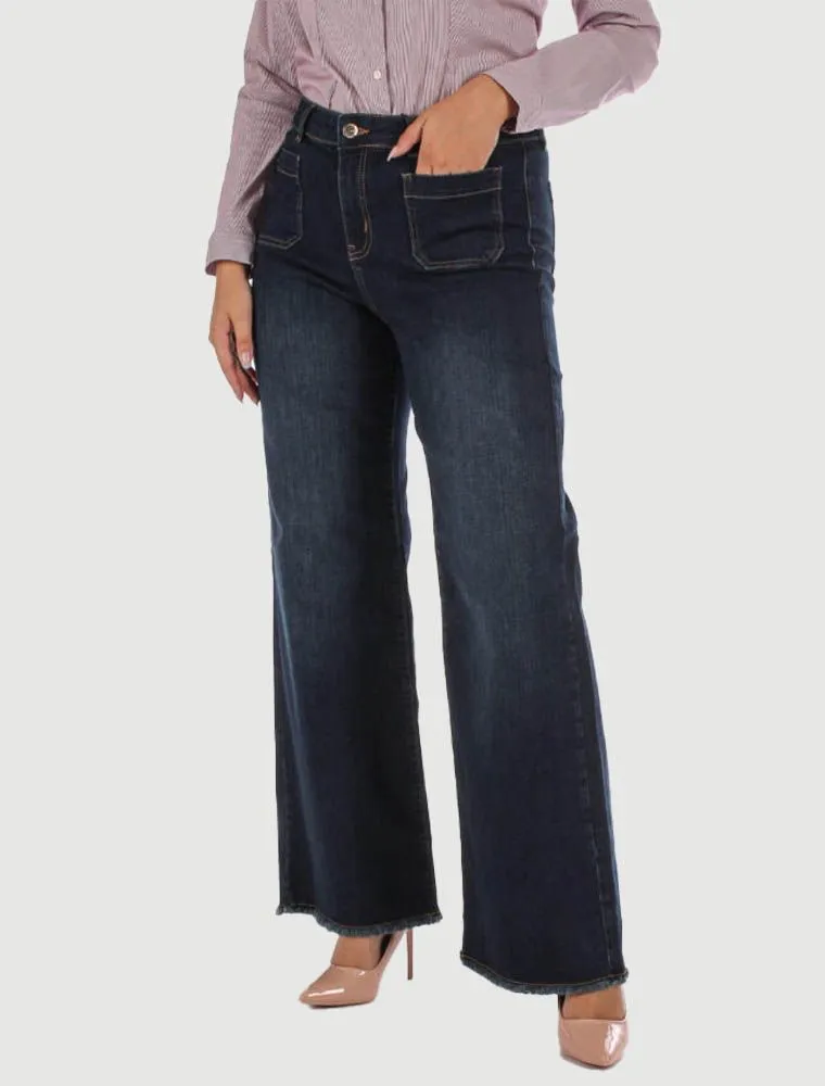 Pantalone Jeans Emme - Blu Medio