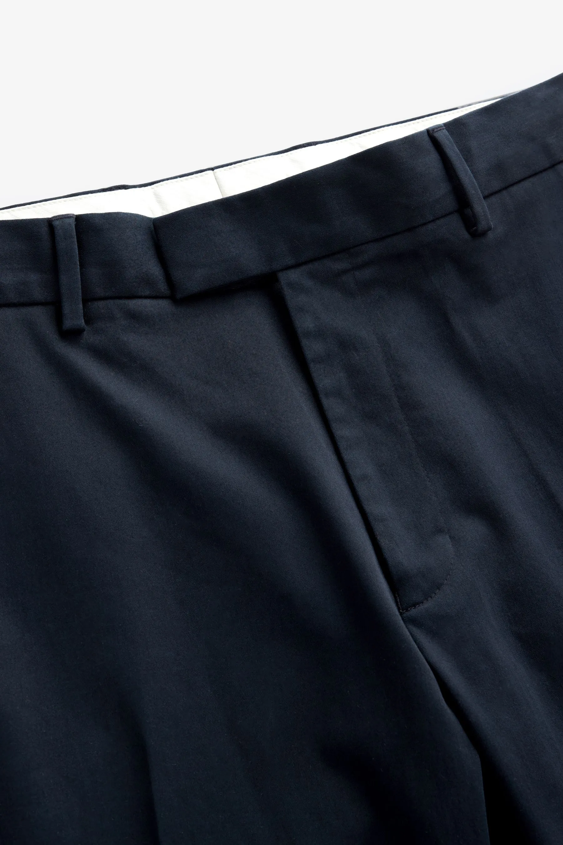 Pantaloni chino elasticizzati in rasatello Pantaloni