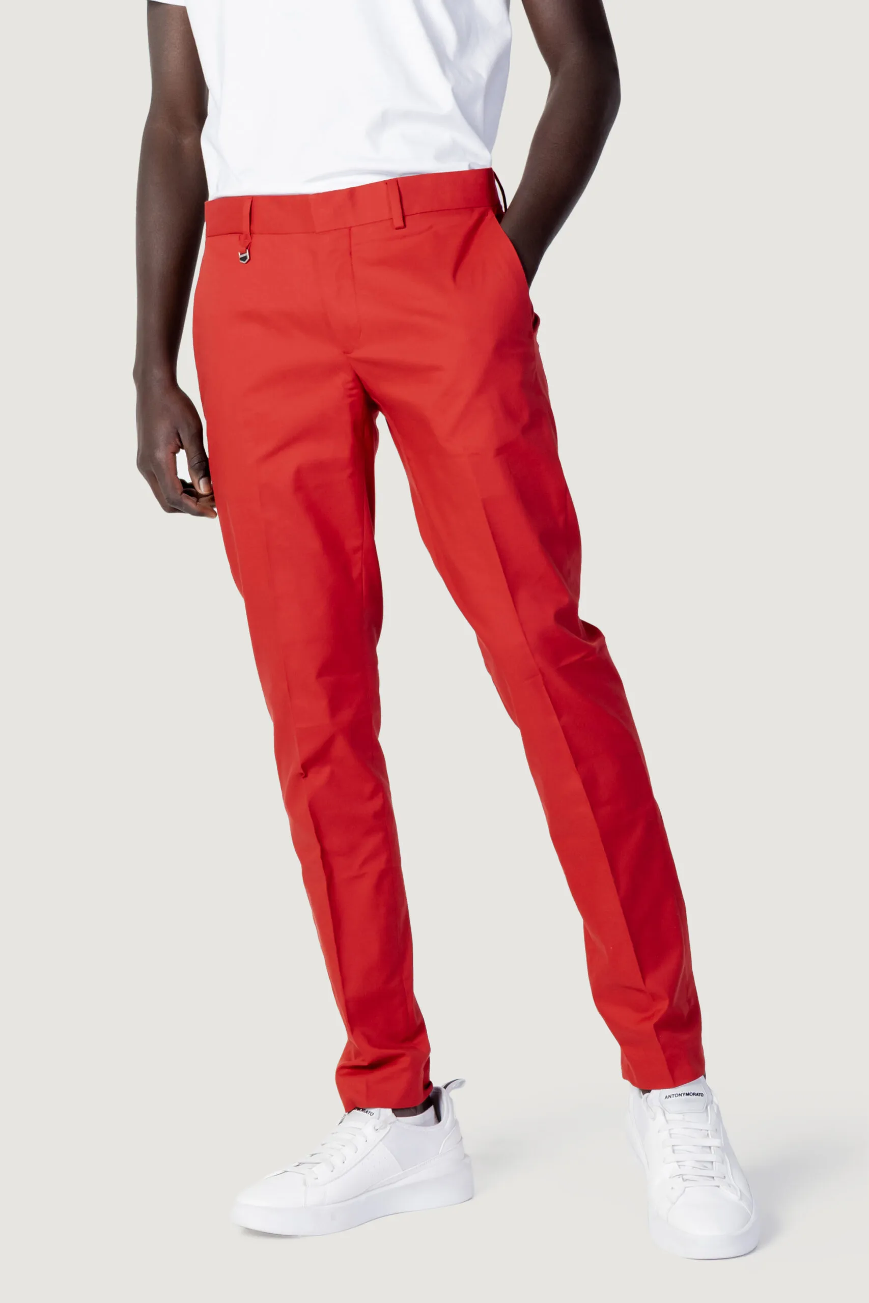 Pantaloni da completo Antony Morato bonnie slim fit in t Rosso