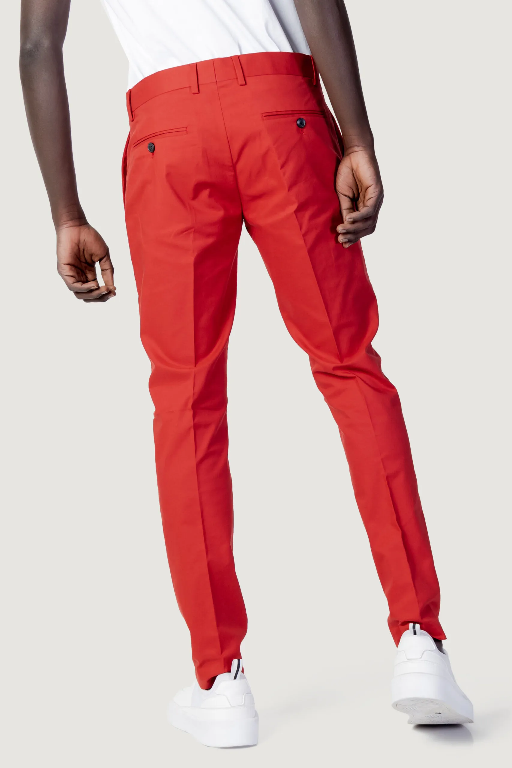 Pantaloni da completo Antony Morato bonnie slim fit in t Rosso