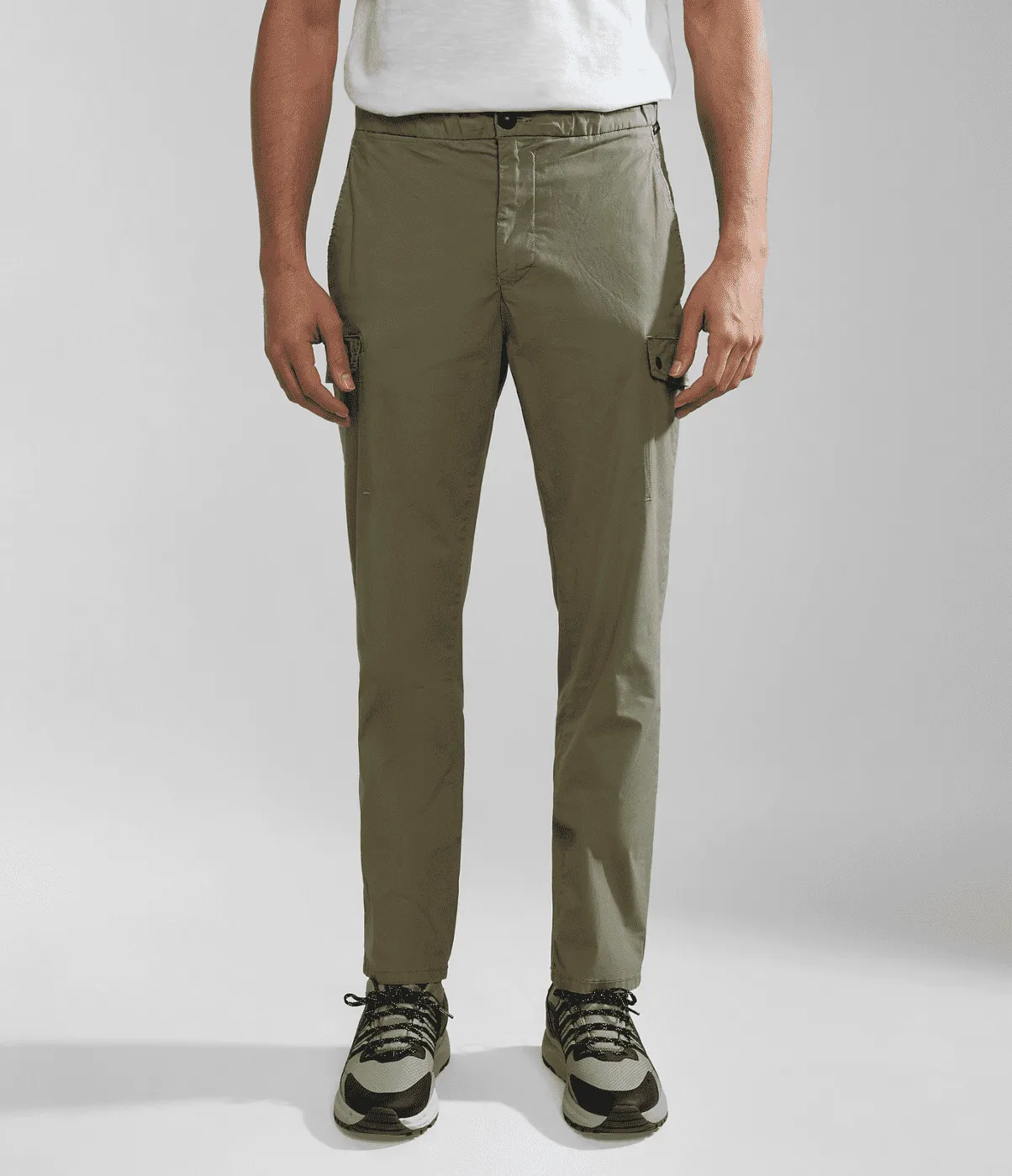 PANTALONI DA UOMO NAPAPIJRI M-DEASE GREEN LICHEN NP0A4I4U GAE