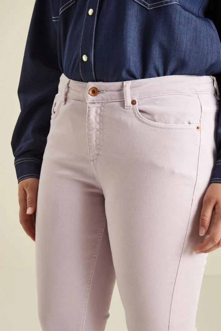 Pantaloni in bull di cotone