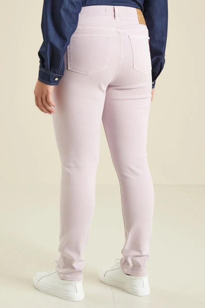 Pantaloni in bull di cotone