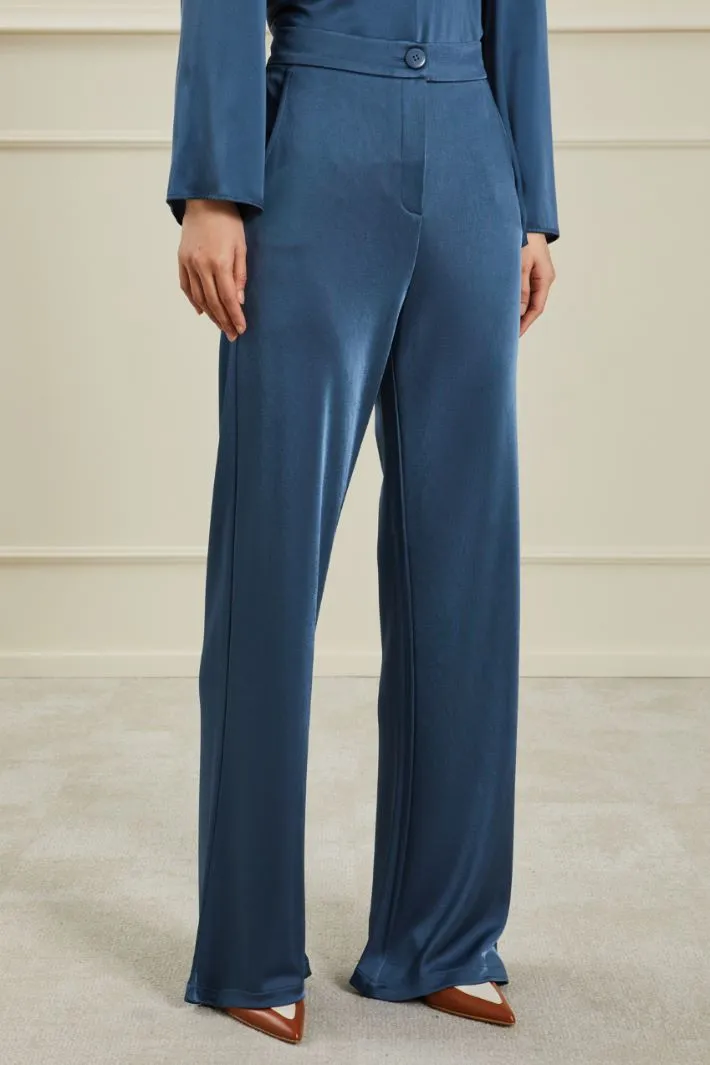 Pantaloni in pura viscosa