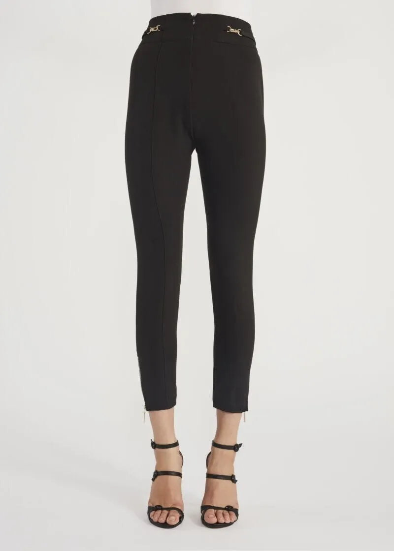 Pantaloni skinny con zip