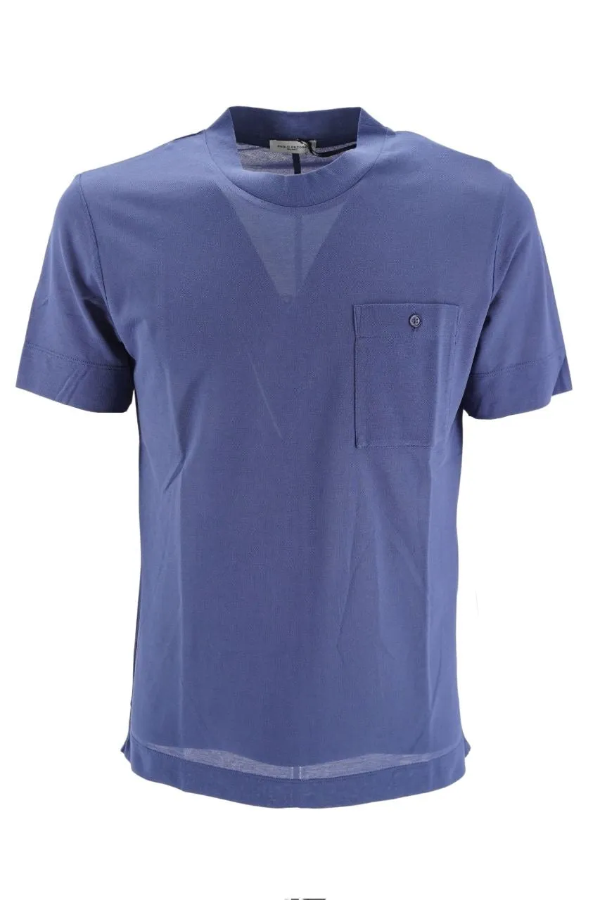 Paolo Pecora Crew Neck T-Shirt / Blue