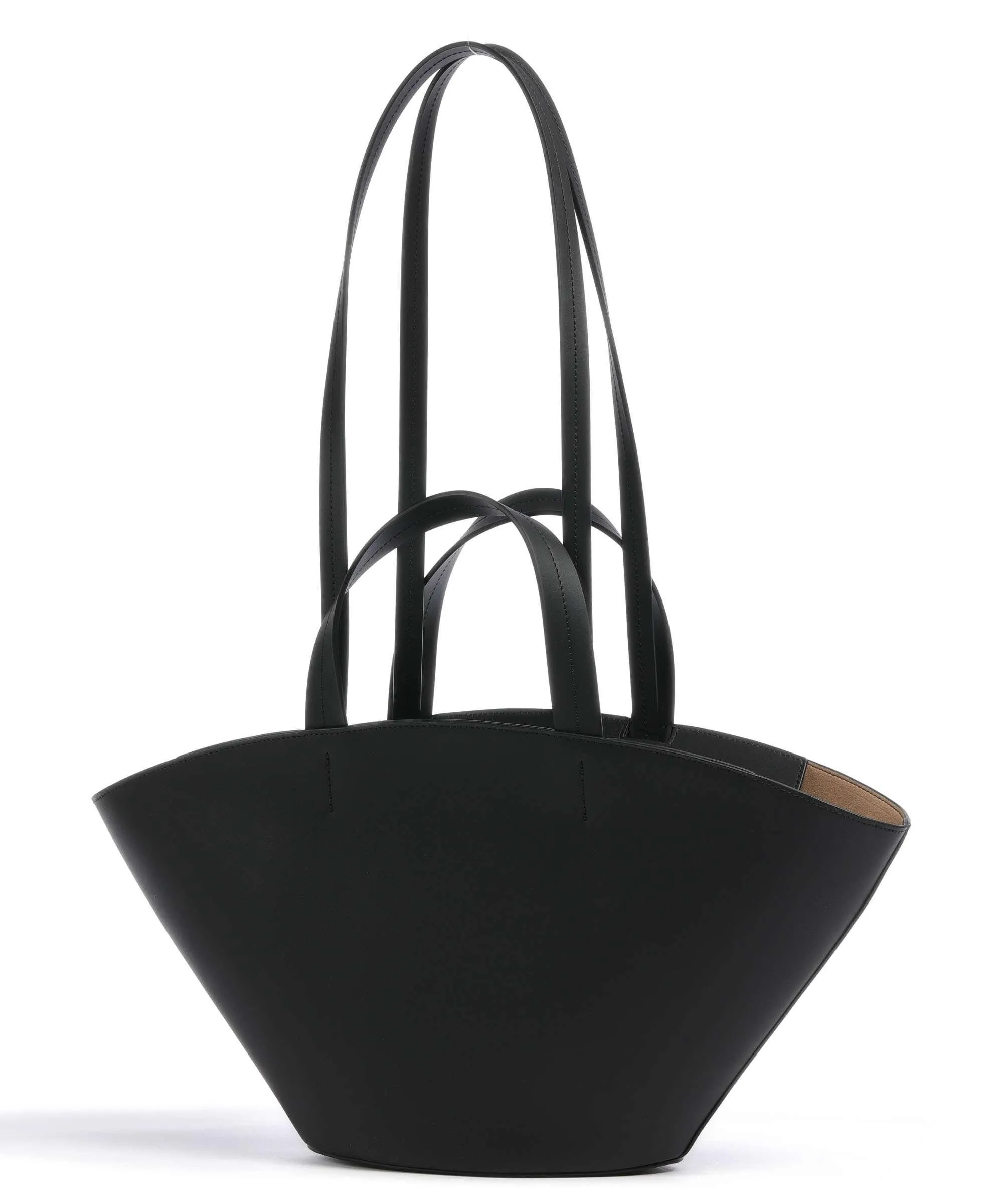  Patrizia Pepe Minimal City Borsa shopper pelle di vitello liscia nero  