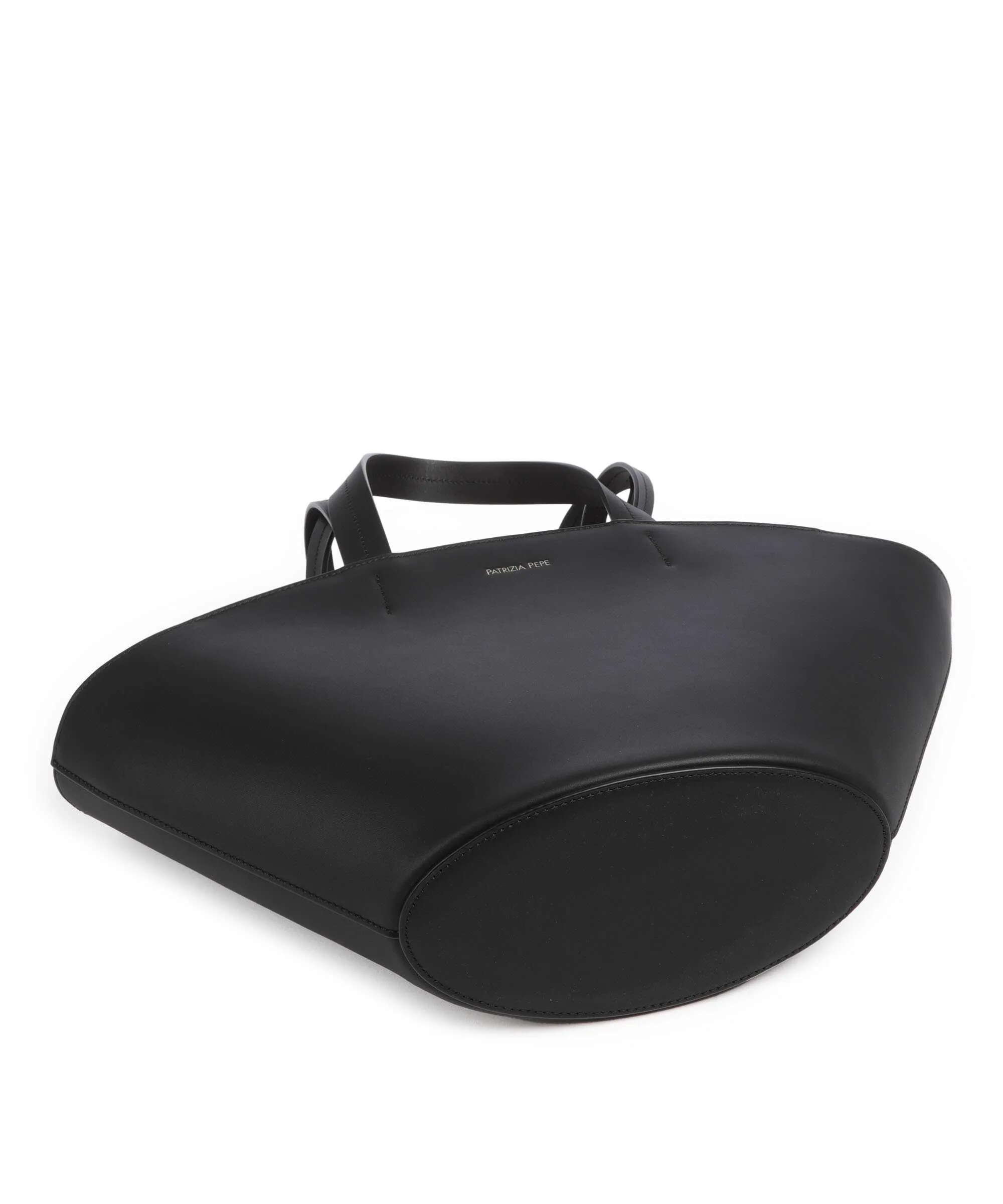  Patrizia Pepe Minimal City Borsa shopper pelle di vitello liscia nero  