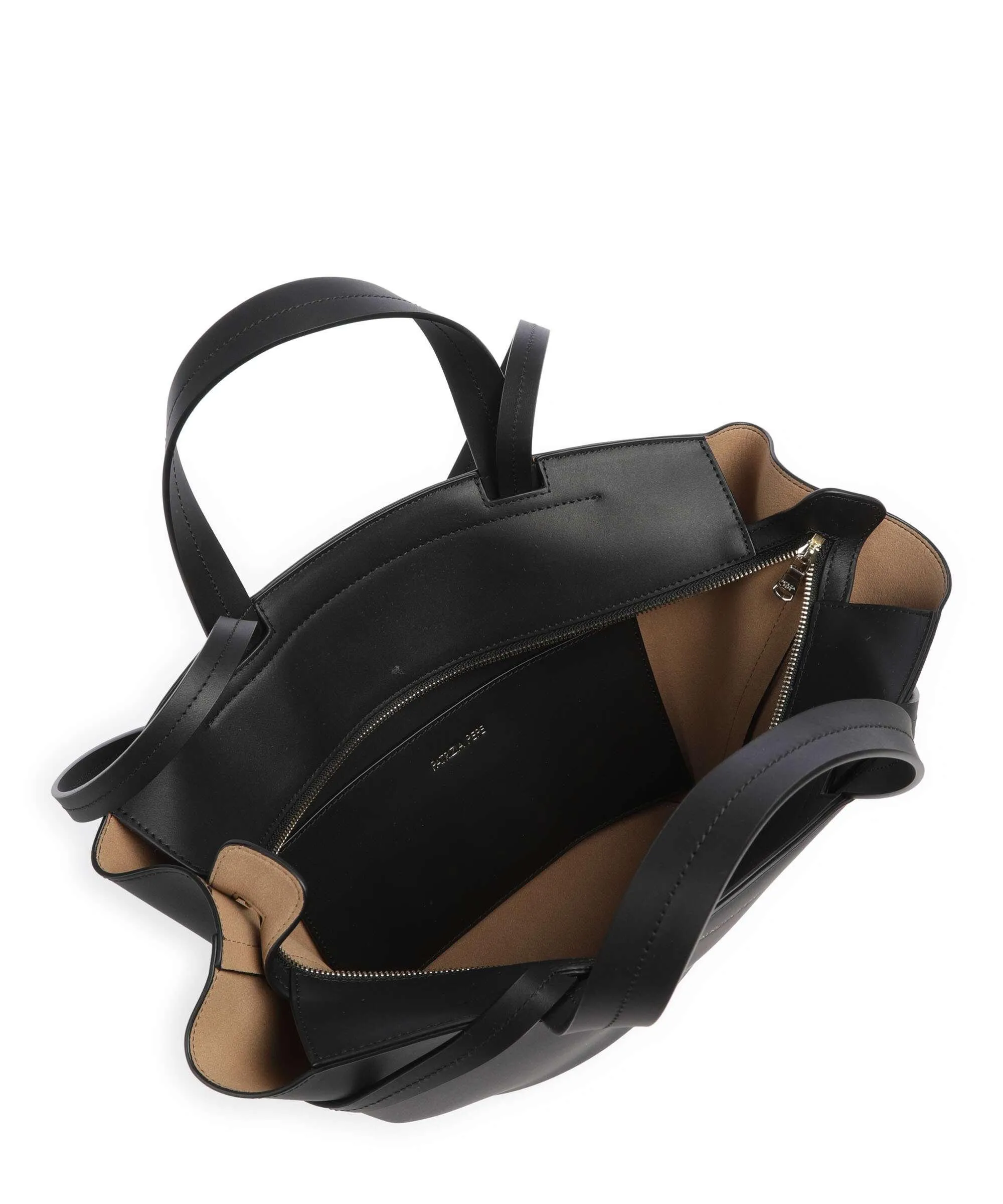  Patrizia Pepe Minimal City Borsa shopper pelle di vitello liscia nero  