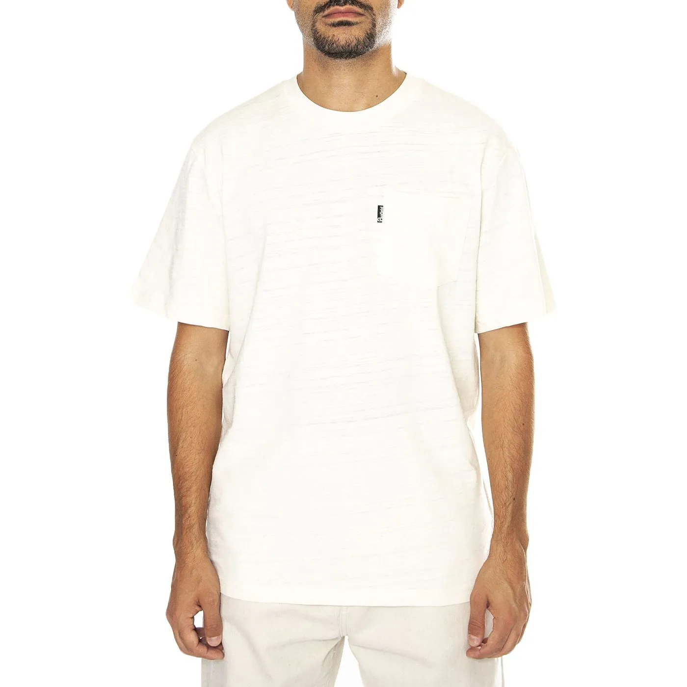 PENFIELD Slub Pocket T-Shirt Marshmallow - Maglietta Girocollo Uomo Bianca    