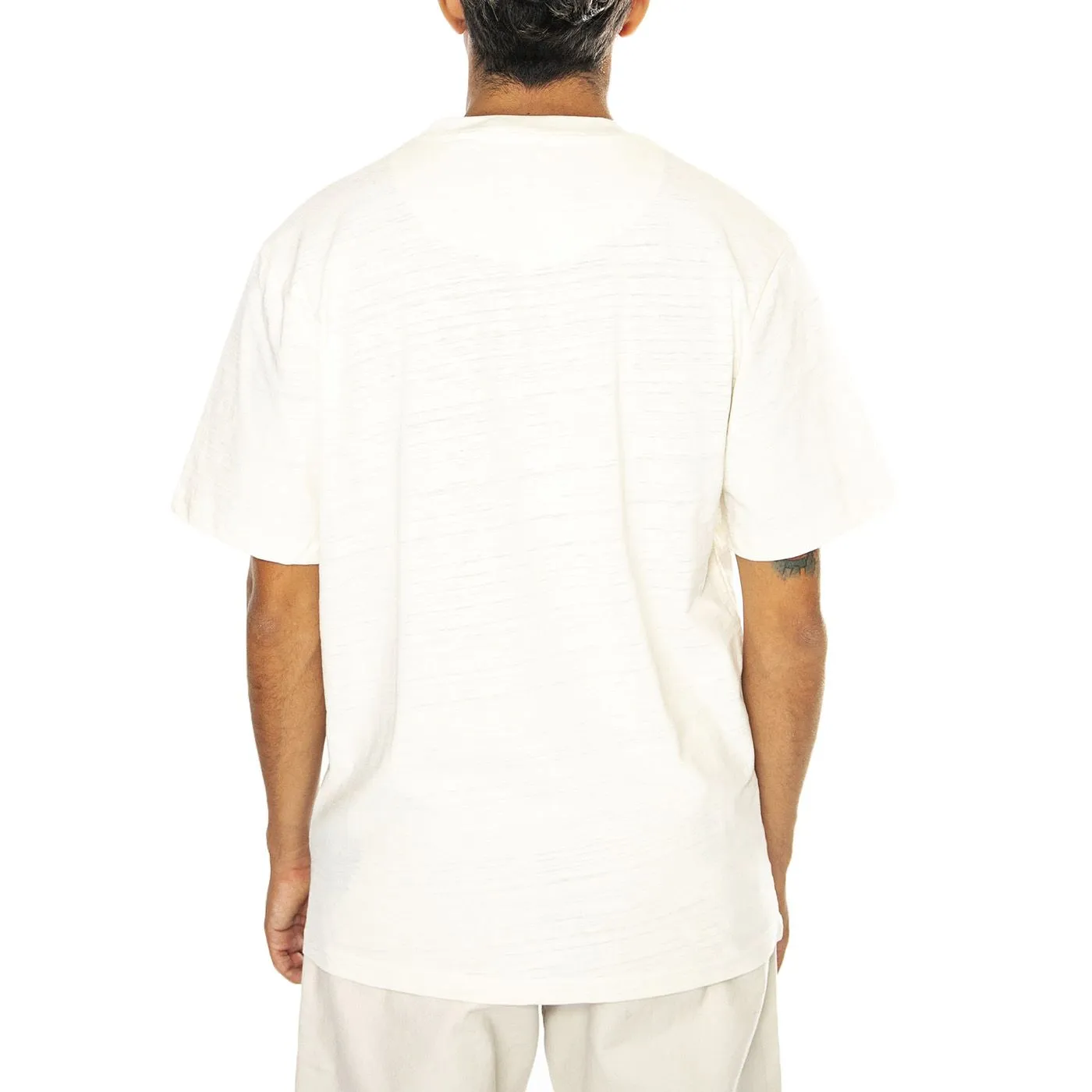 PENFIELD Slub Pocket T-Shirt Marshmallow - Maglietta Girocollo Uomo Bianca    