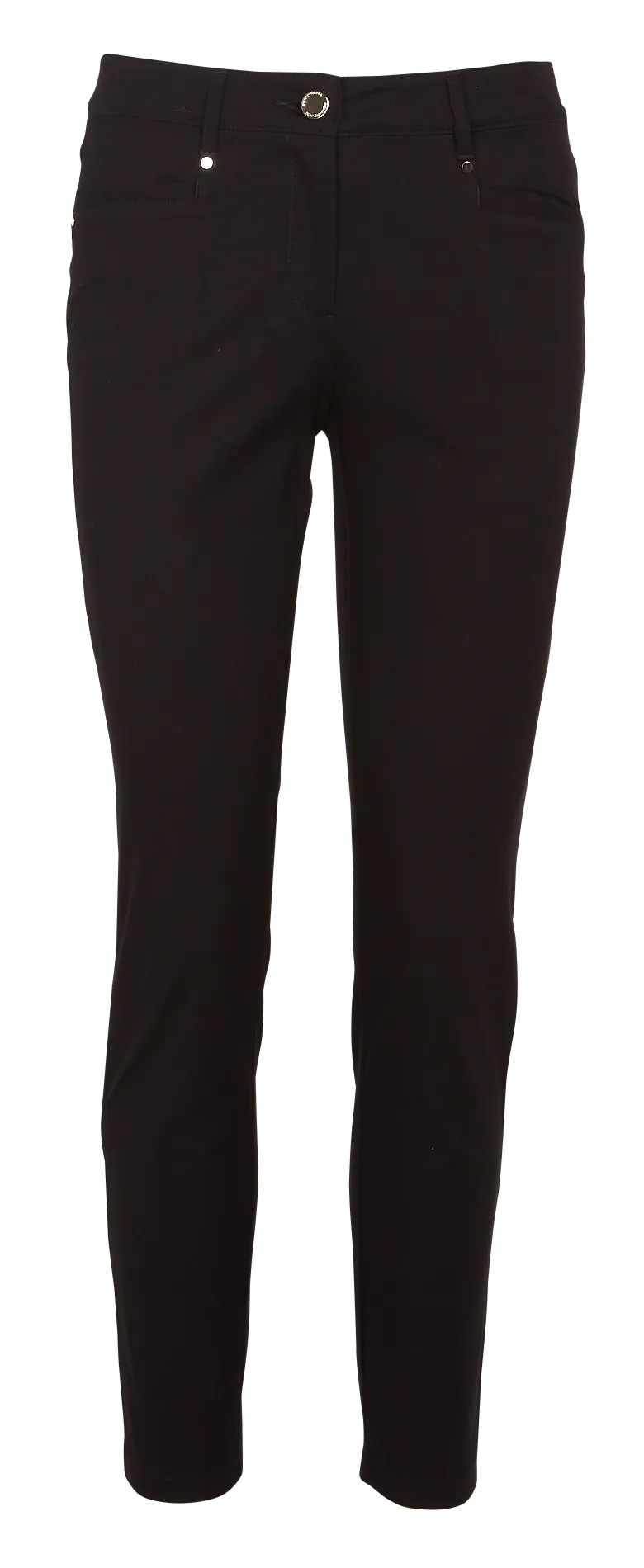  PENNYBLACK   Pantaloni slim in sargia di cotone | Nero