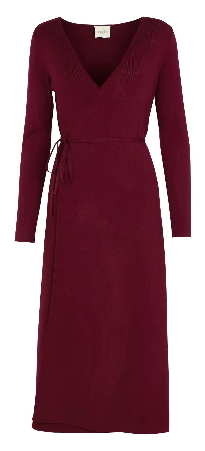  PETITE MENDIGOTE   ROBBIE - Abito midi in maglia | Rosso