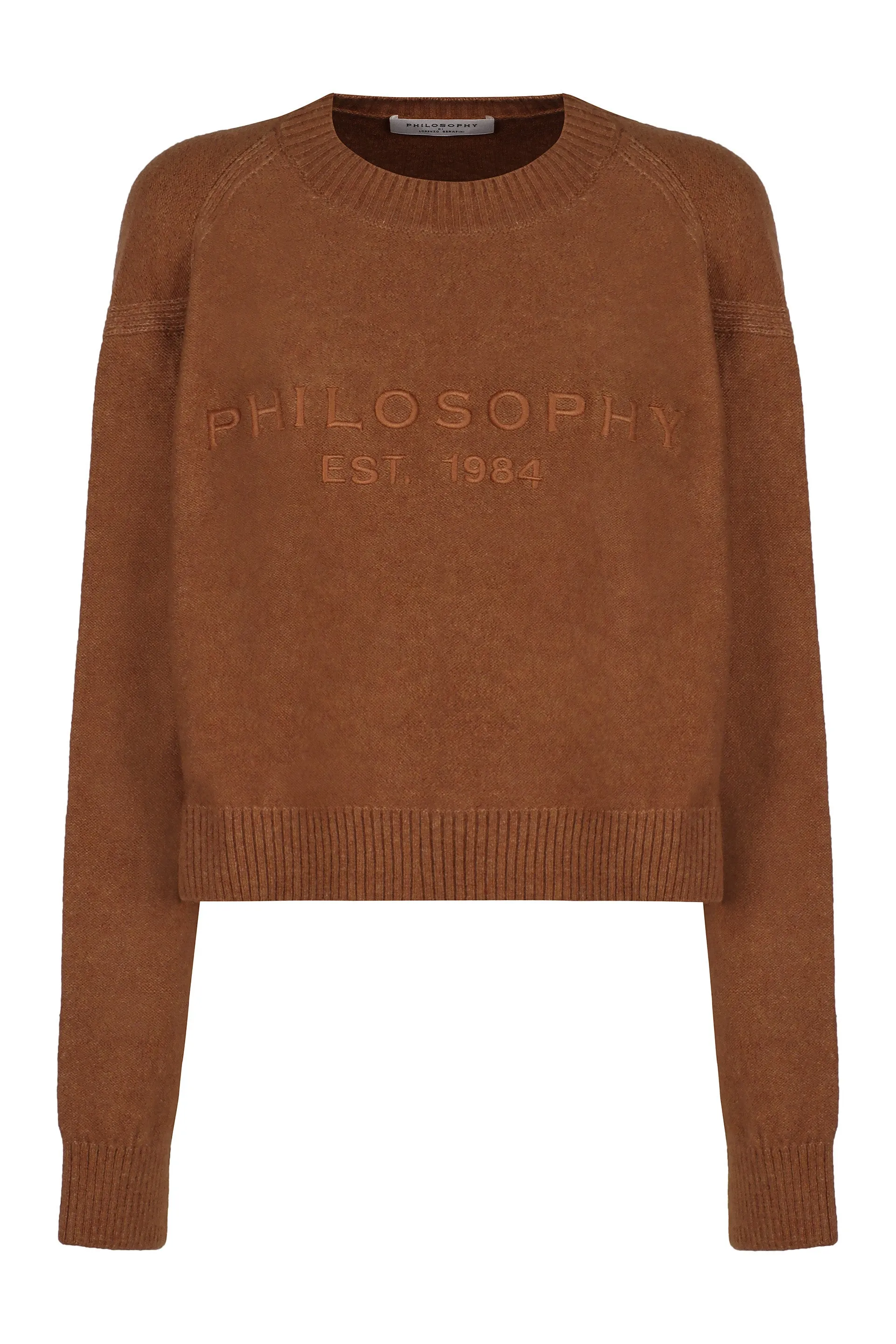 Philosophy di Lorenzo Serafini Maglione girocollo a maniche lunghe