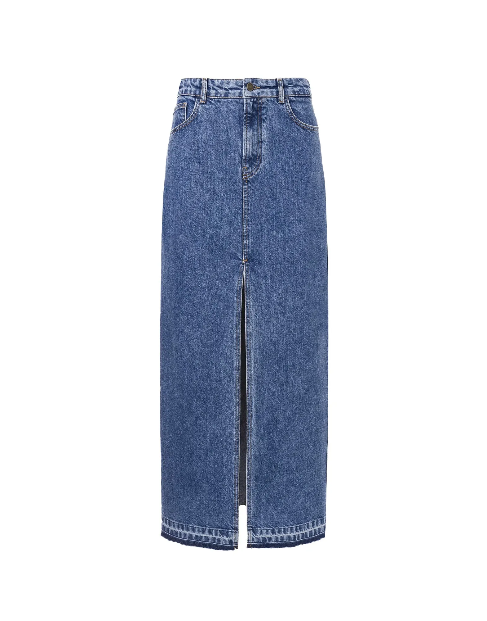 PHILOSOPHY Gonna in Denim con Spacco