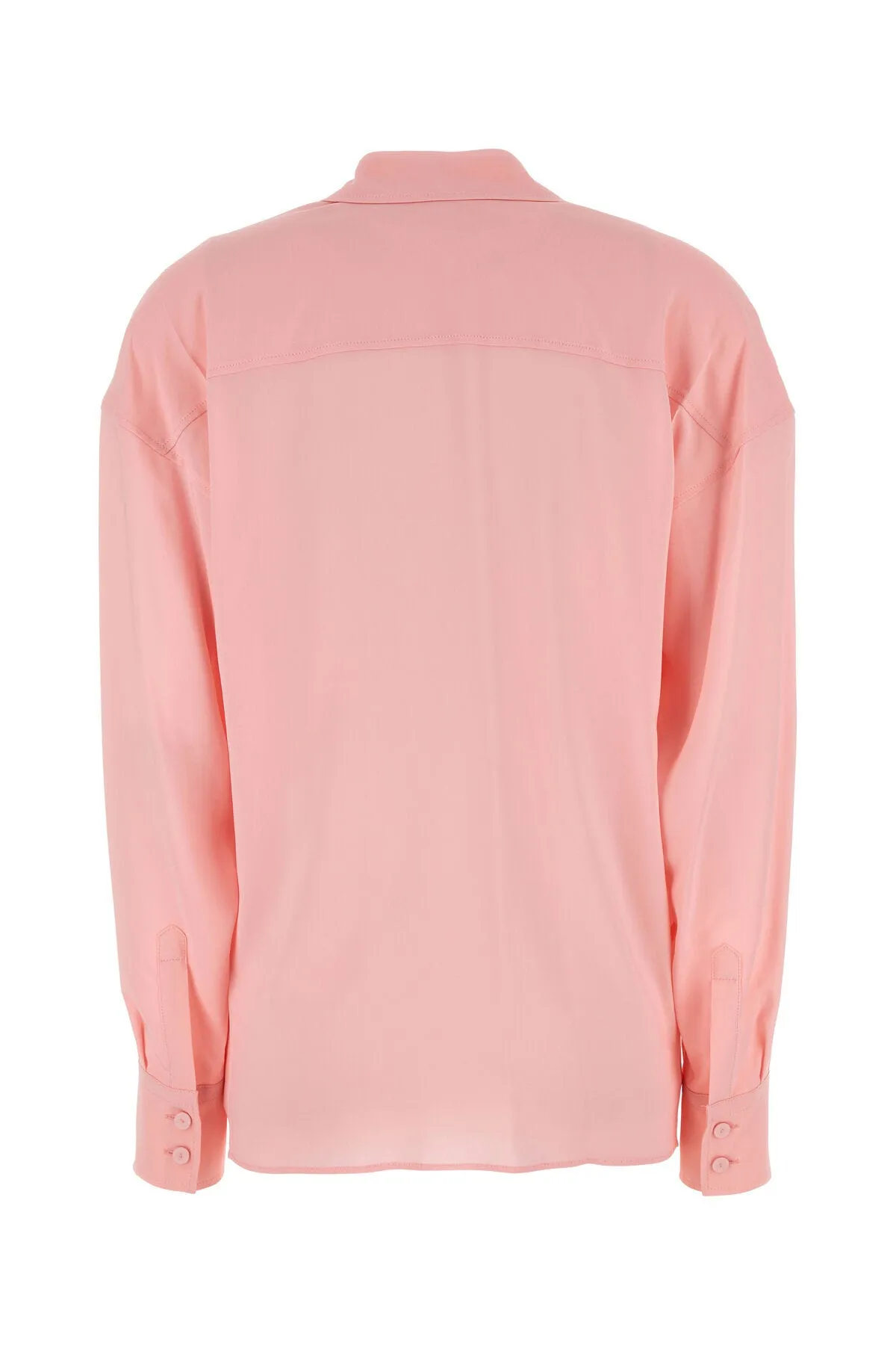 Pink stretch viscose blouse    
