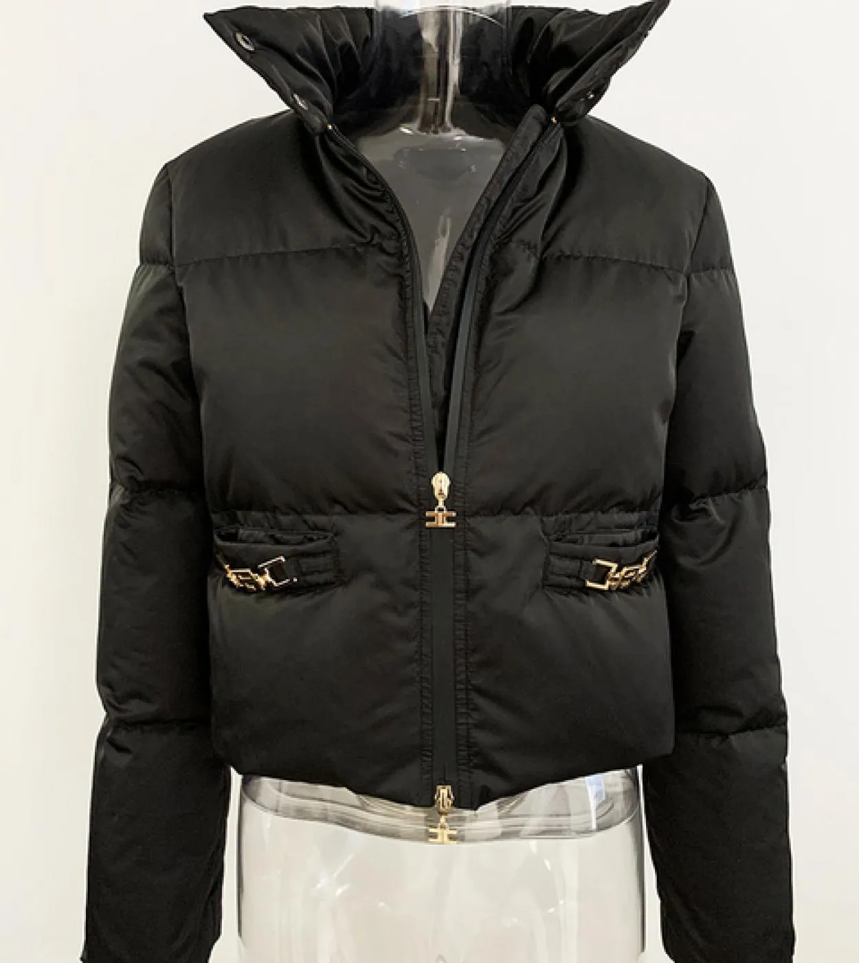 Piumino corto in piumino danatra bianca di alta qualità più nuovo 2022 di moda invernale da donna