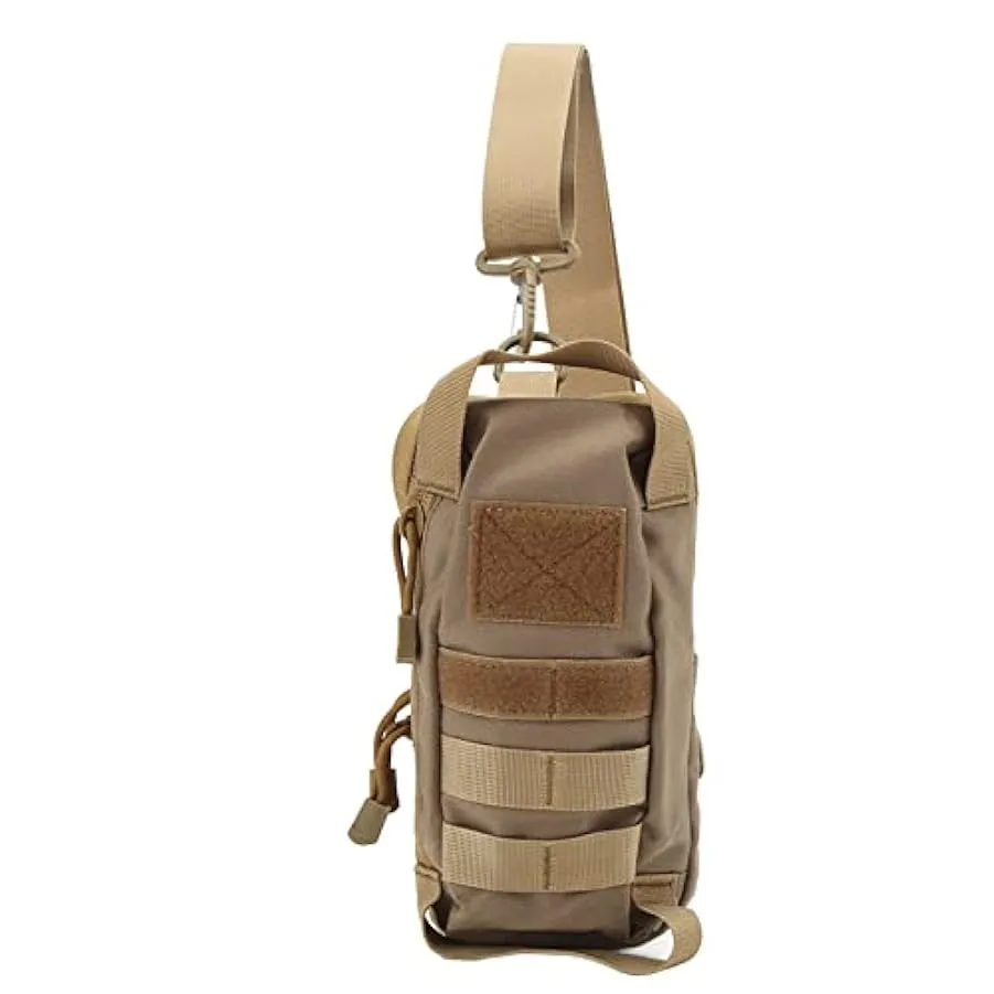 plplaaoo Borsa da Petto Per Uomo, Borsa a Tracolla Militare da Petto, Borsa da Viaggio Militare Impermeabile Multifunzione Borsa