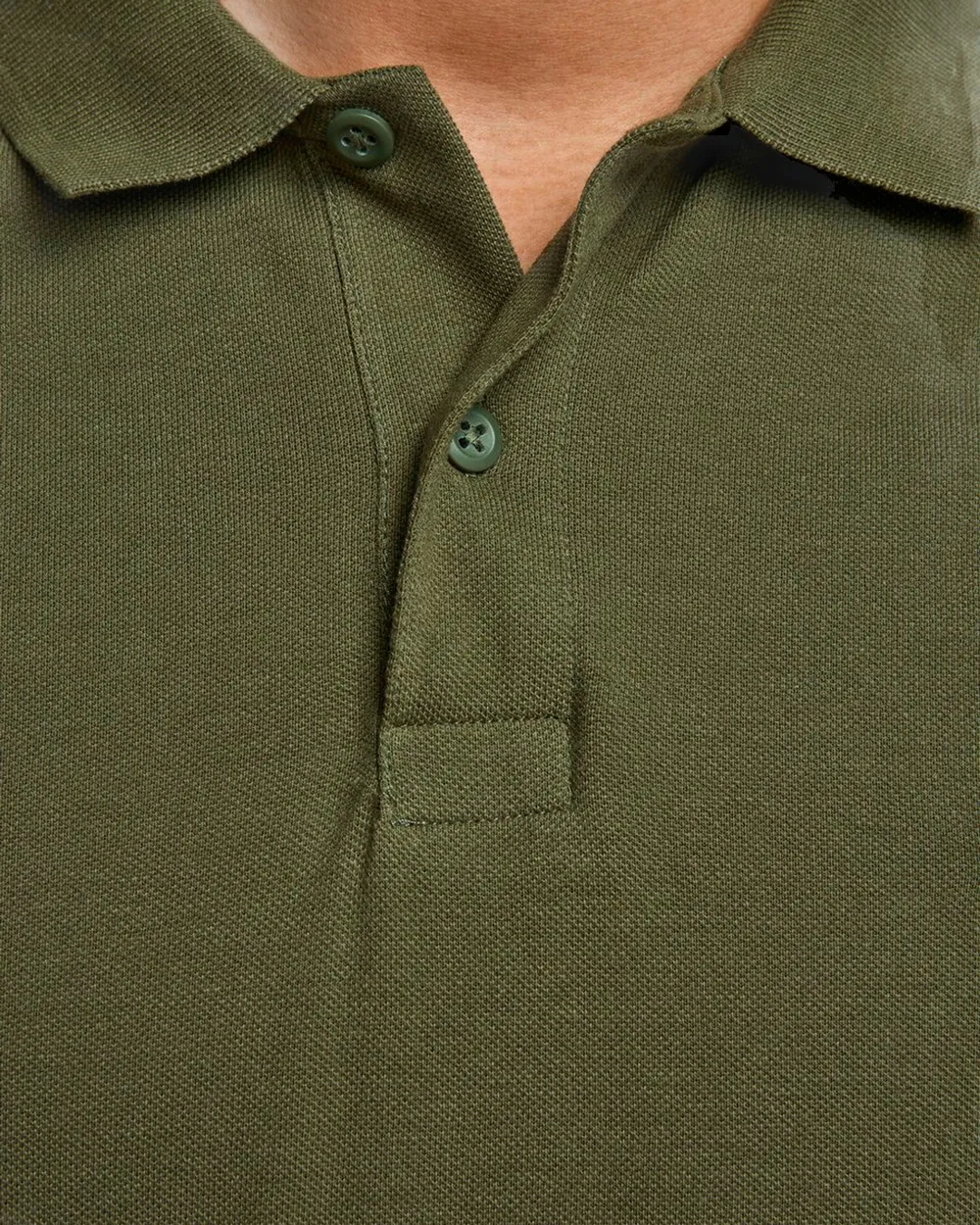 Polo manica corta Jack Jones JJEBASIC SS NOOS Verde Oliva