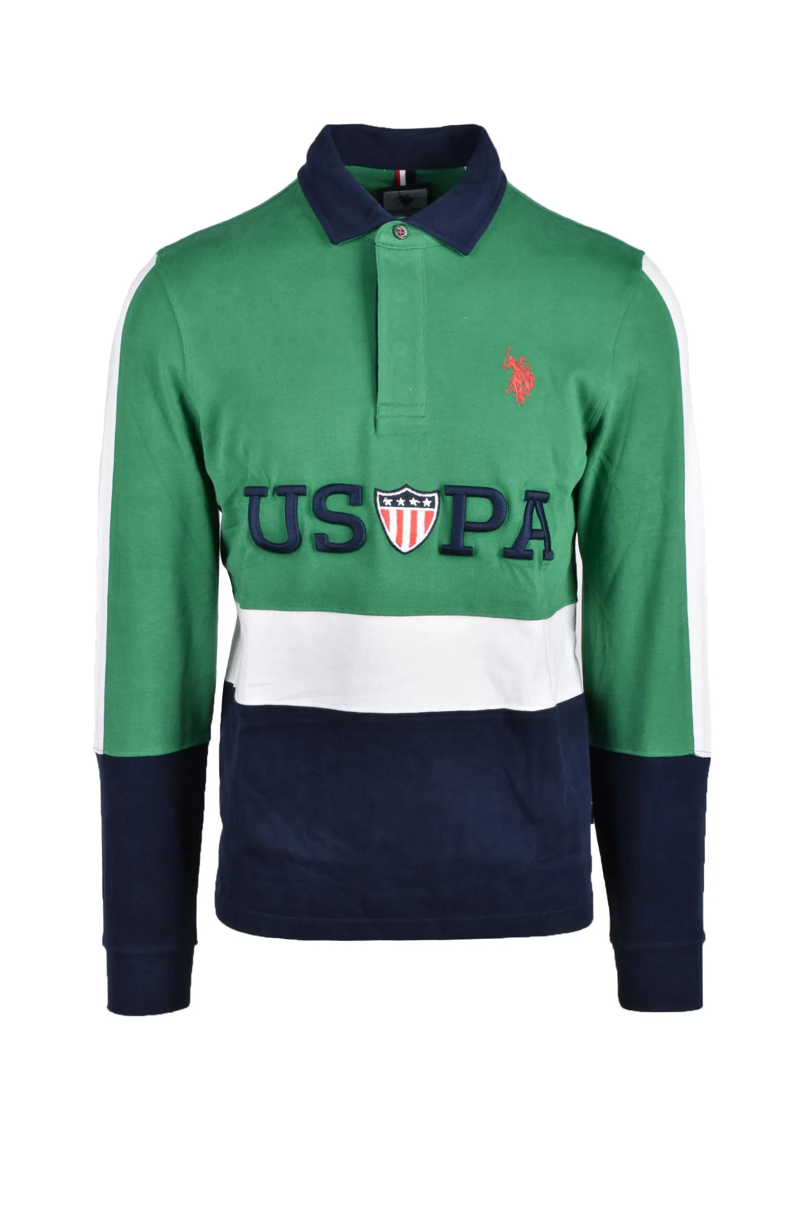 Polo manica lunga USPOLO  Verde