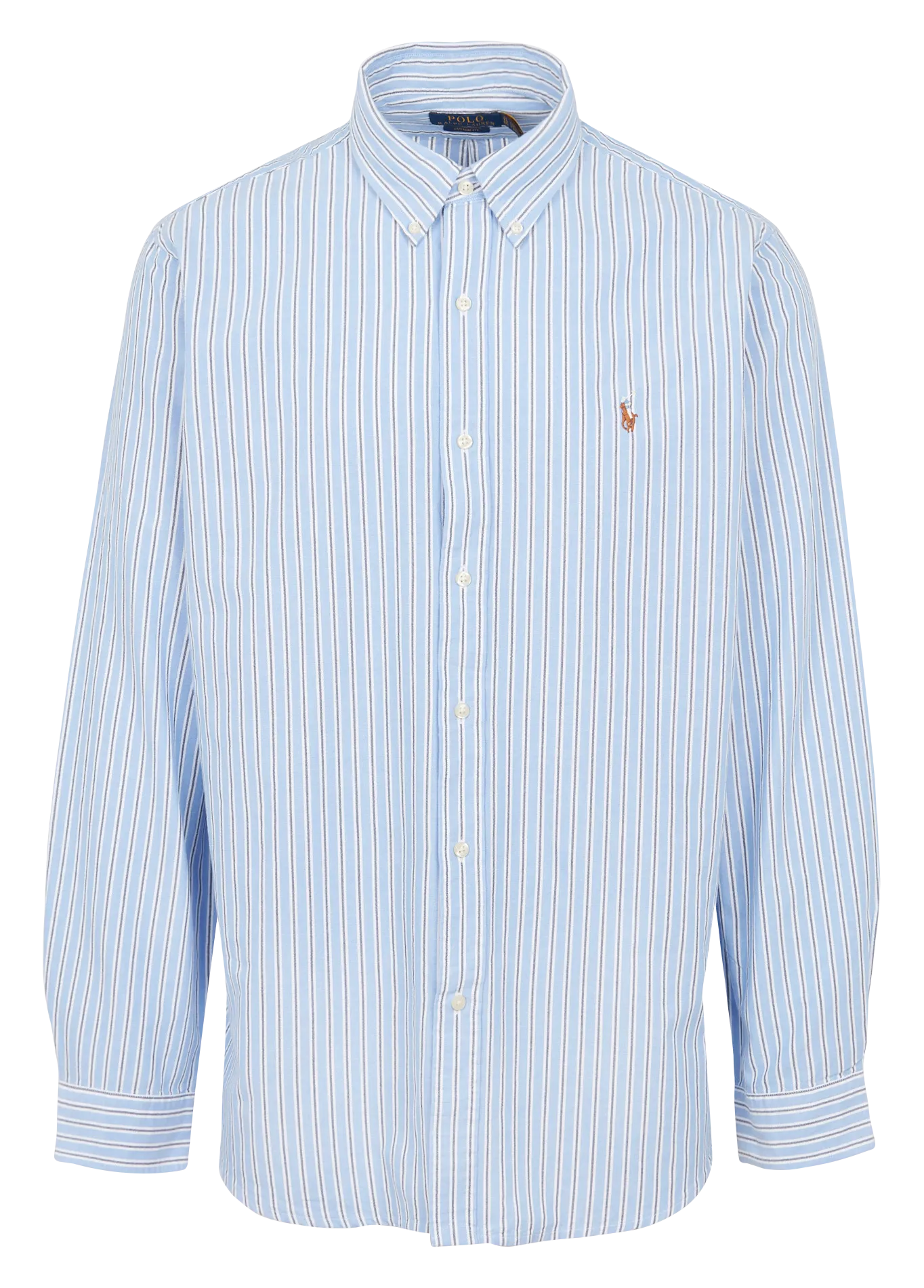  POLO RALPH LAUREN   Camicia collo button down in cotone a righe | Multicolore