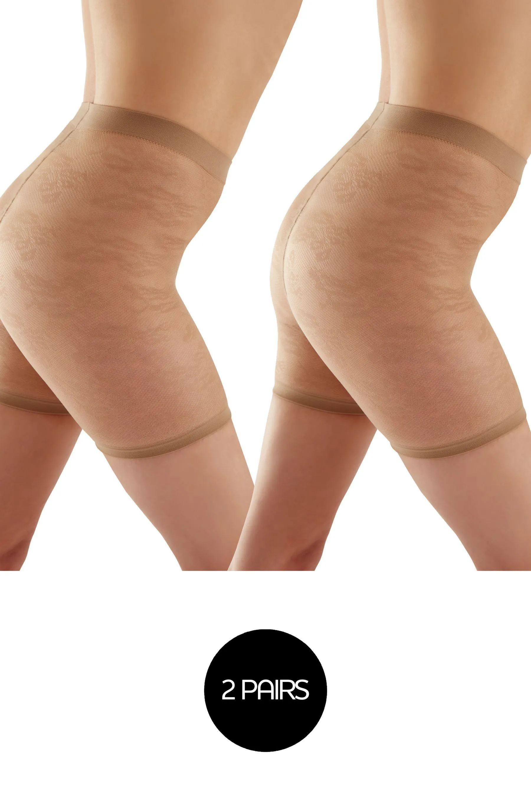 Pretty Polly Lace Anti-Chafing Shorts 2 Pack    