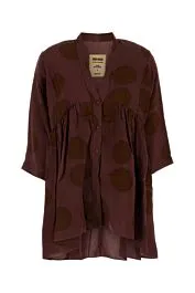 Printed viscose Tess blouse    