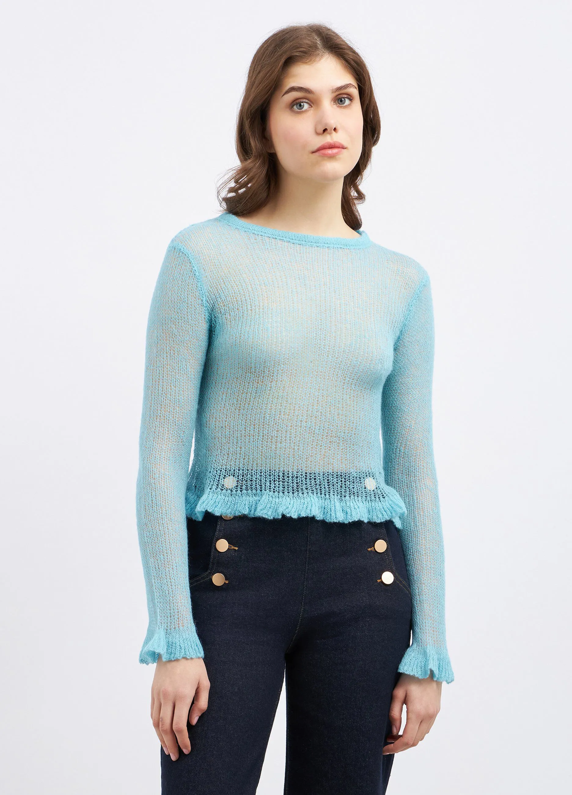 Pullover tricot misto lana donna