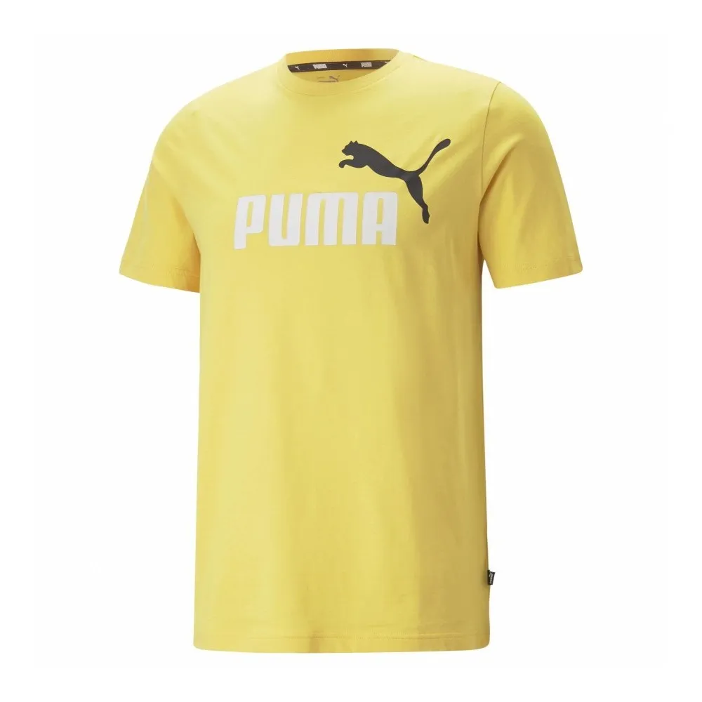 PUMA - ESSENTIALS 2 COL LOGO TEE - GIALLO - UOMO - 586759 - 43