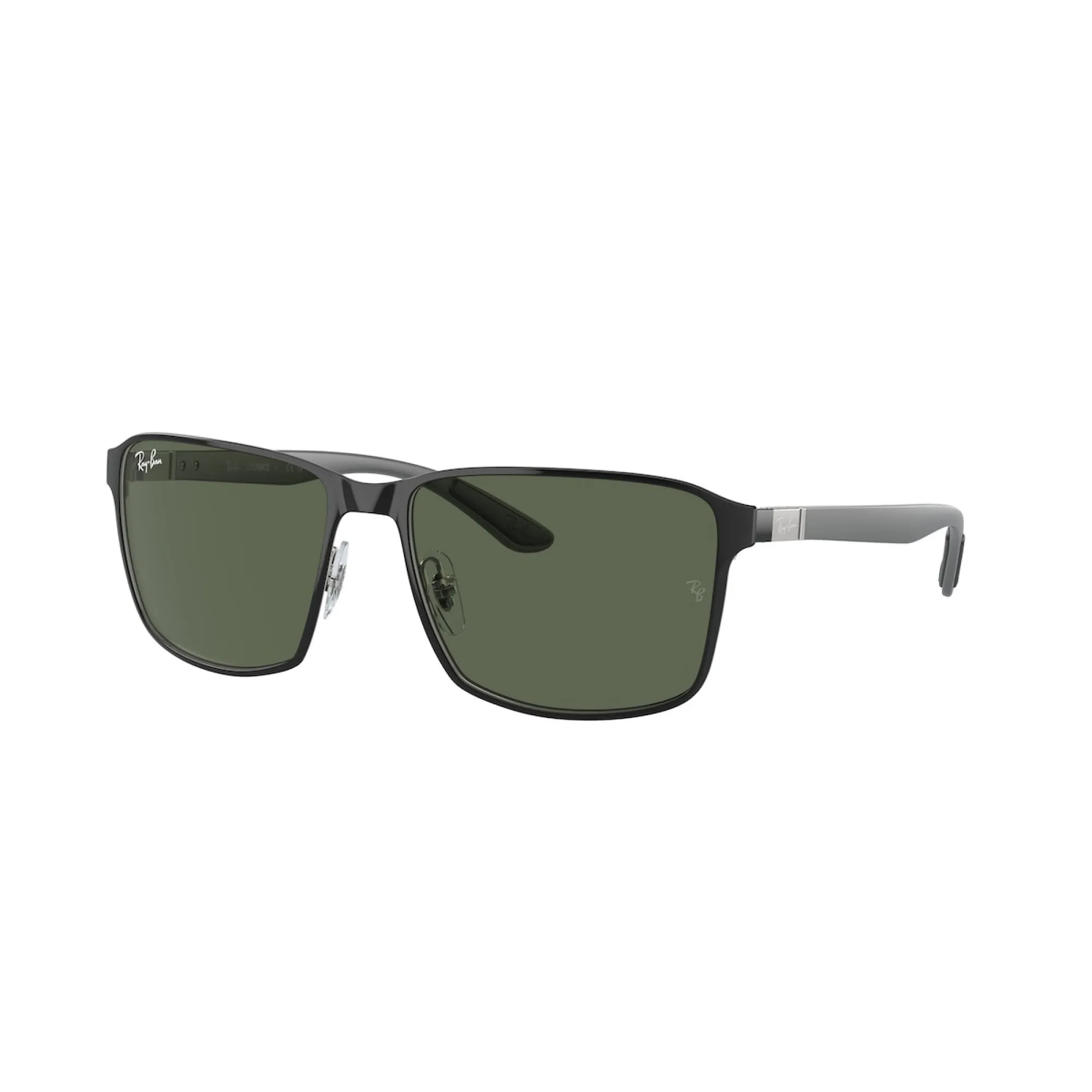   Ray-Ban RB 3721 - 914471 Nero Su Argento | Occhiale Da Sole Unisex 