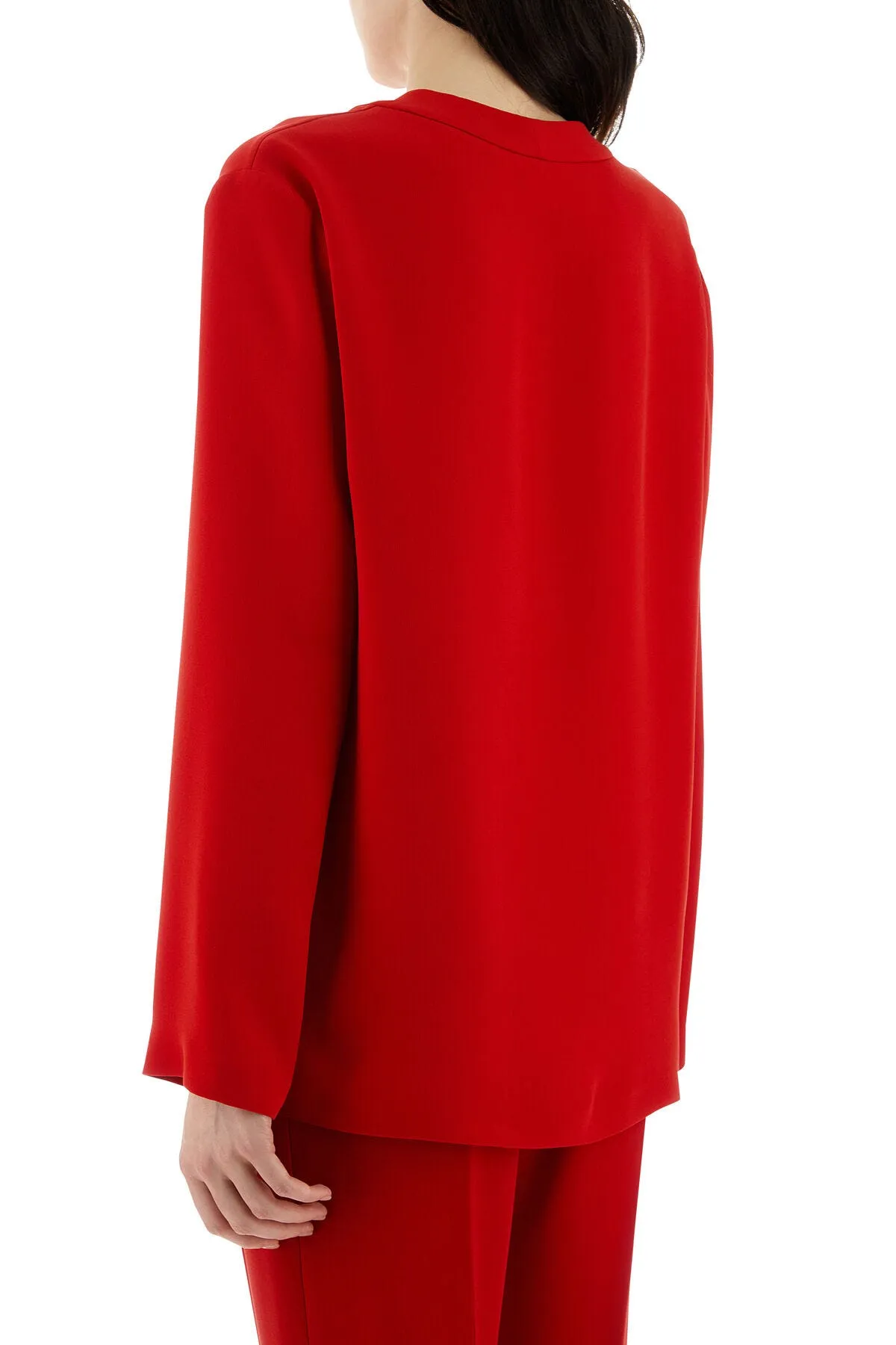 Red cady blouse    