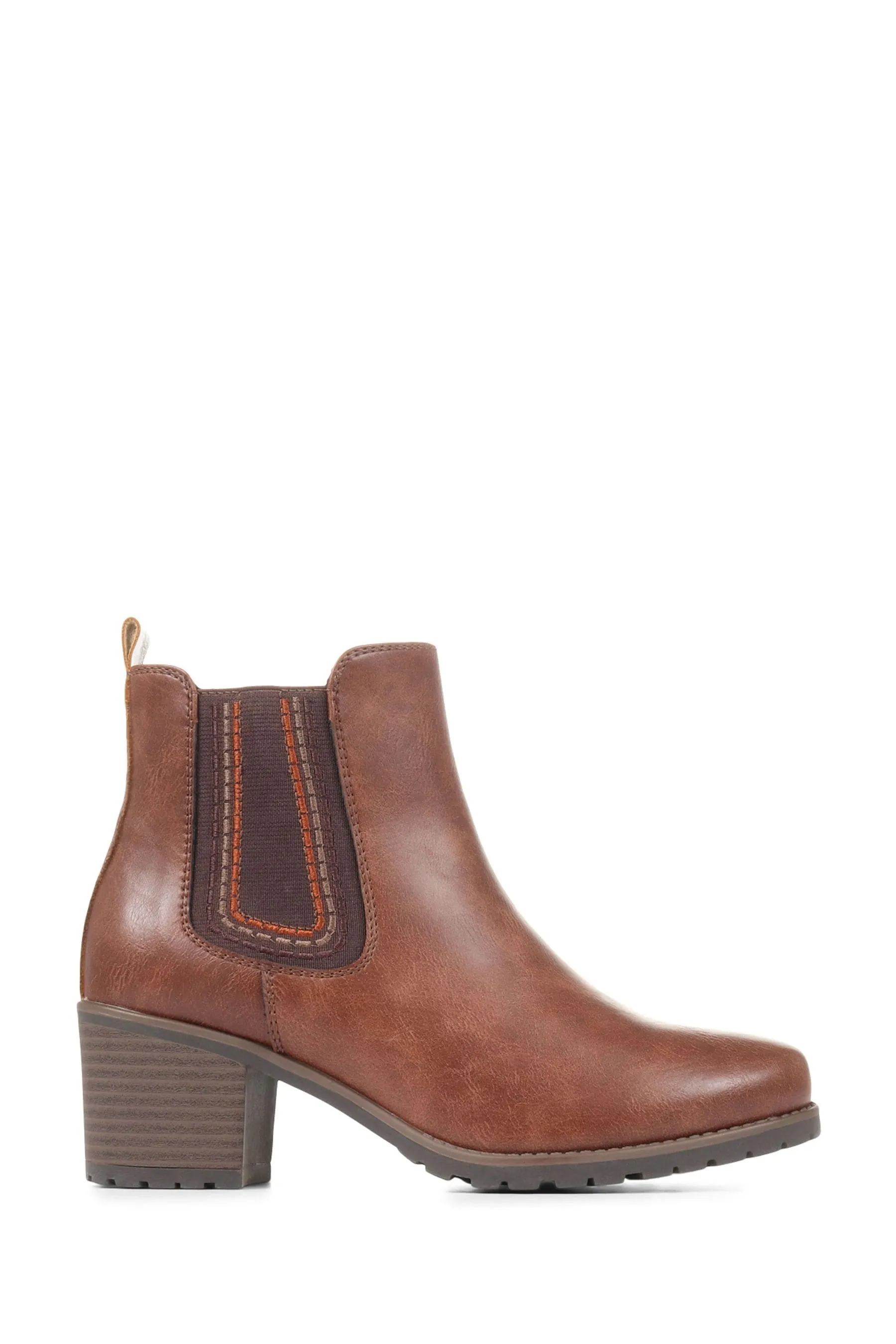 Relife by Pavers Naturale - Chelsea Stivali con tacco largo