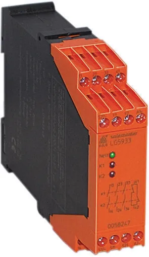 Relè di sicurezza Dold LG5933, 24V ca/cc, 3 contatti di sicurezza