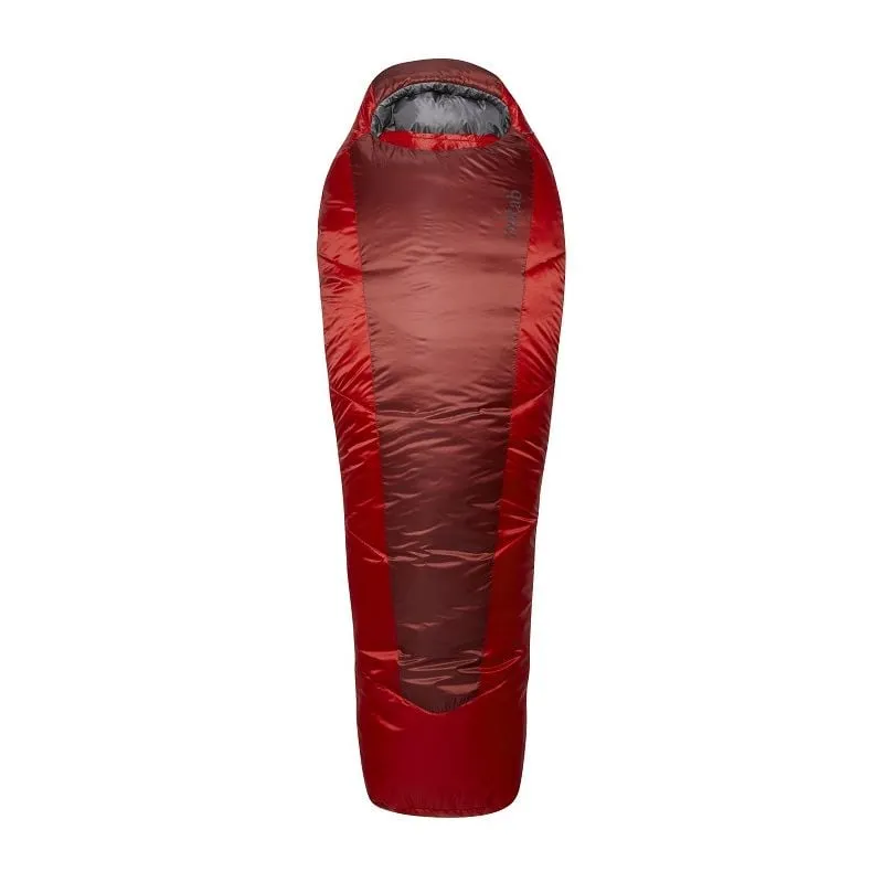 Sacco a pelo Rab Solar Eco 3 (rosso sangue)