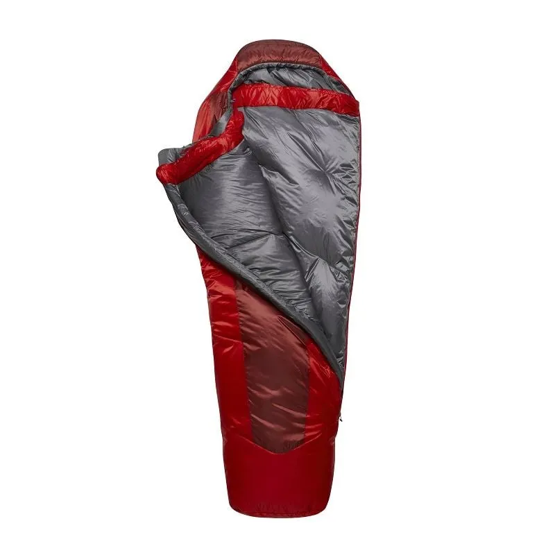 Sacco a pelo Rab Solar Eco 3 (rosso sangue)