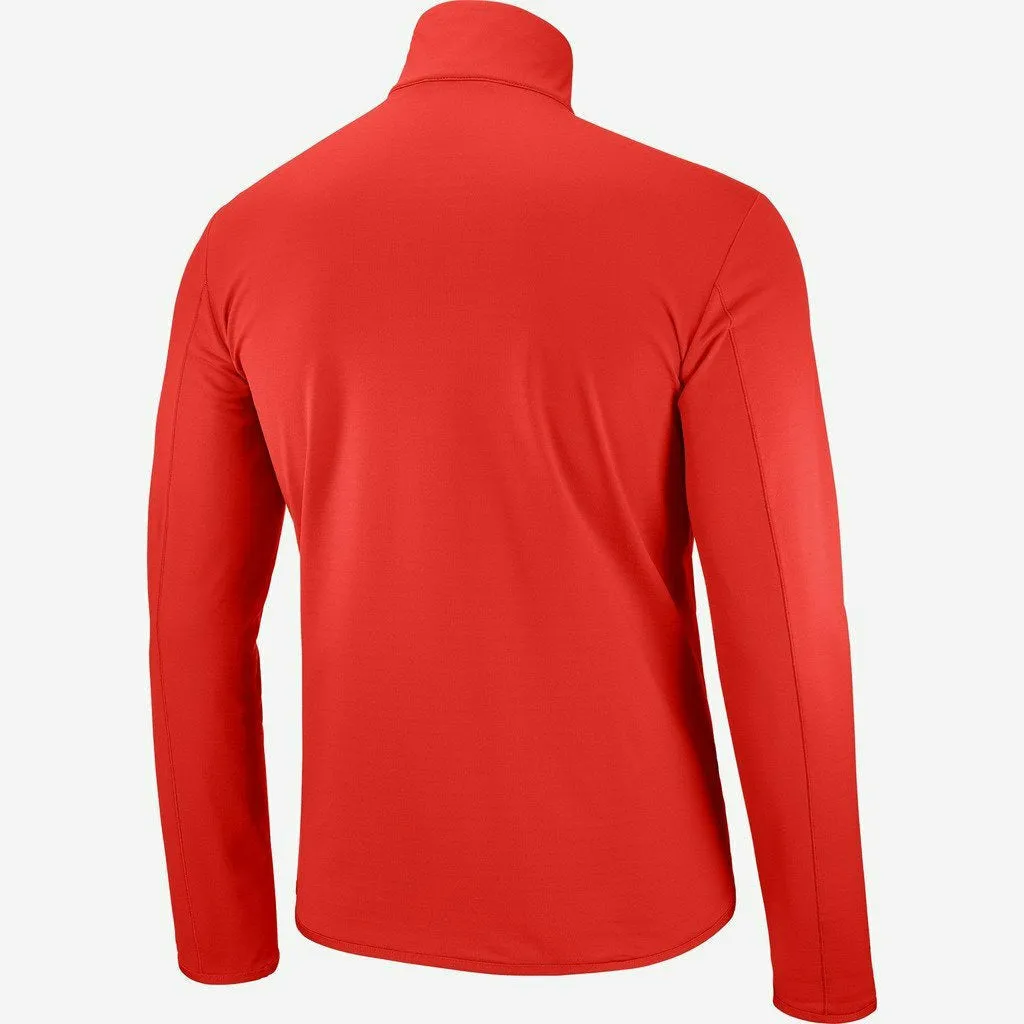 Salomon Outrack Half Zip Mid Goji Berry - Maglia Lunga Running