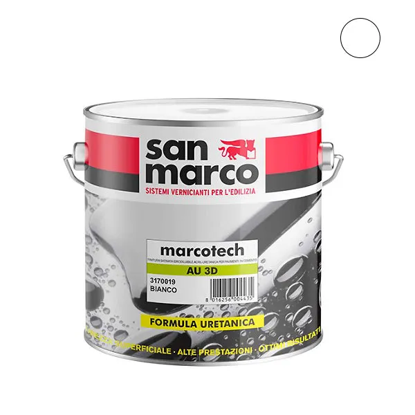 SAN MARCO MARCOTECH AU 3D SMALTO PER PAVIMENTI IN CEMENTO BIANCO LT2,5