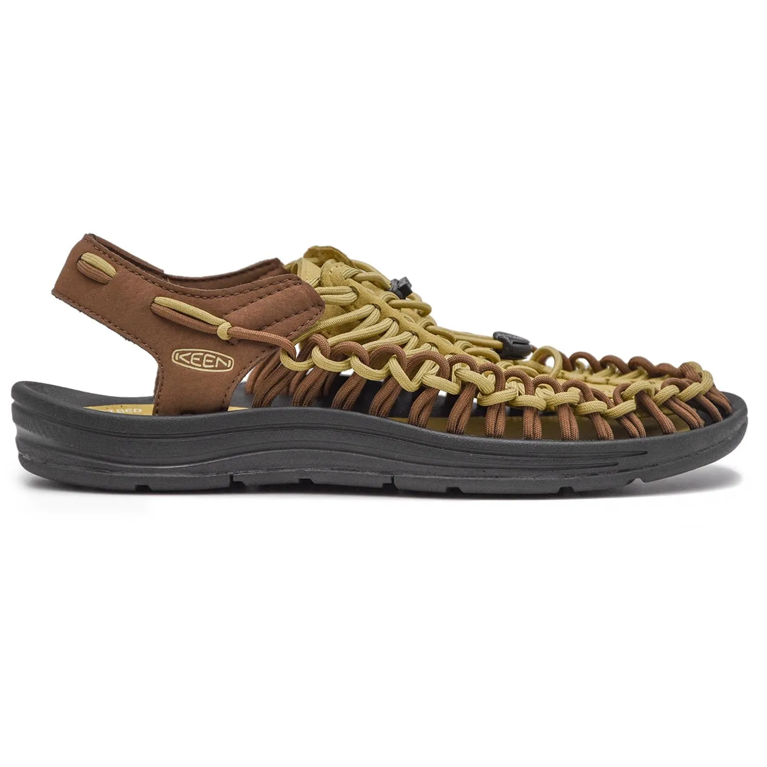 Sandali Keen Khaki Dalla Suola Con Scanalature A Rasoio Uomo