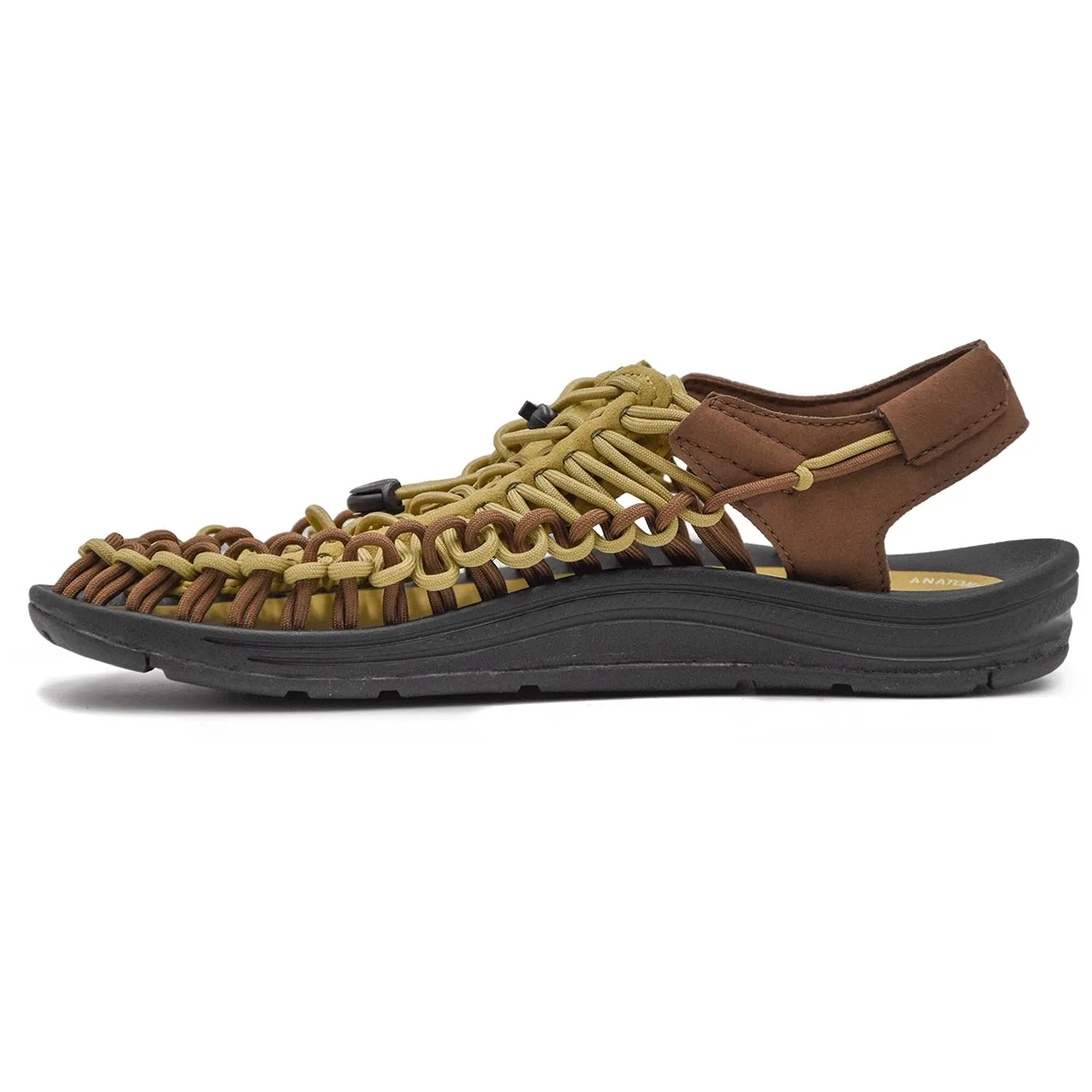 Sandali Keen Khaki Dalla Suola Con Scanalature A Rasoio Uomo