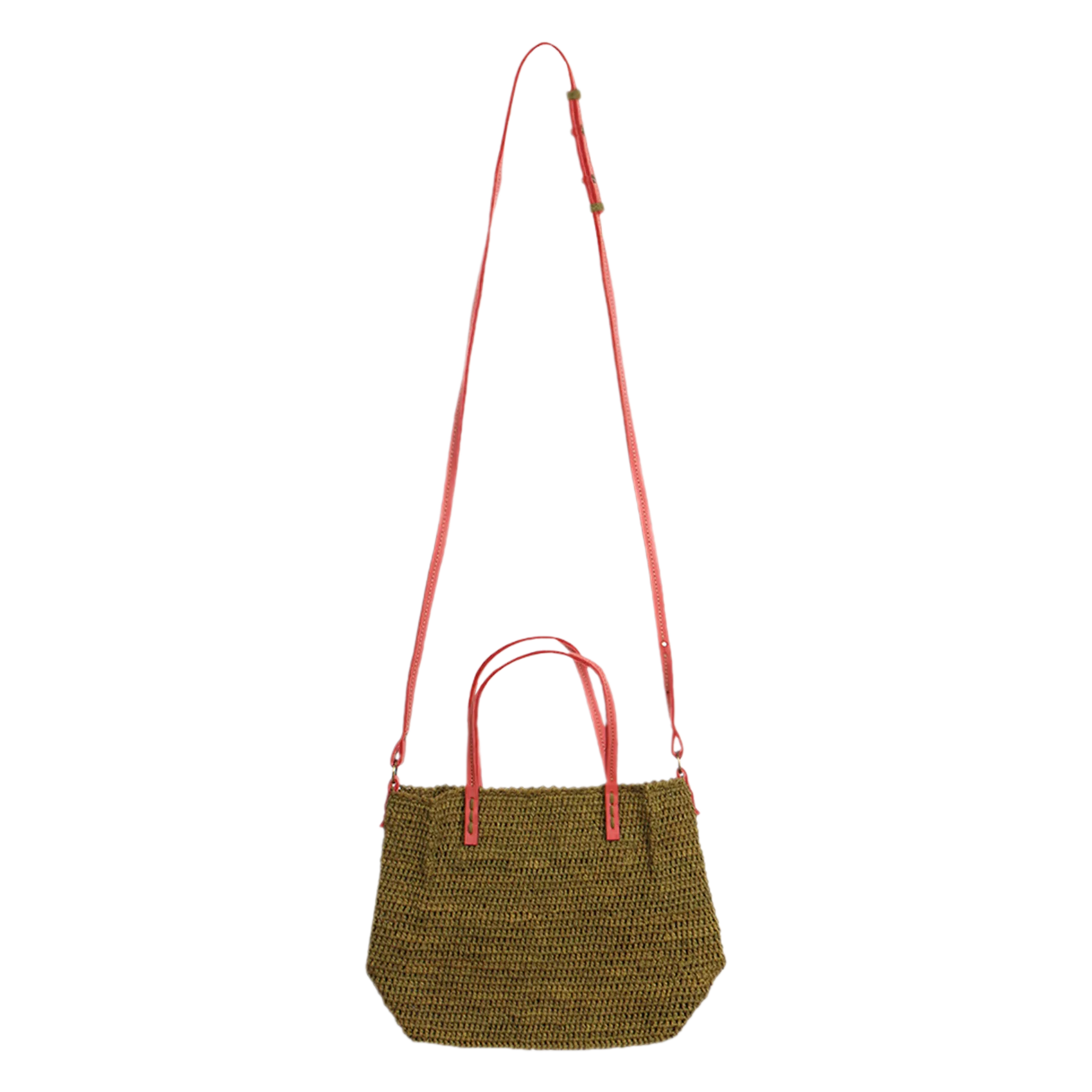  SANS ARCIDET   CAMINO XS - Borsa a mano in rafia | Marrone