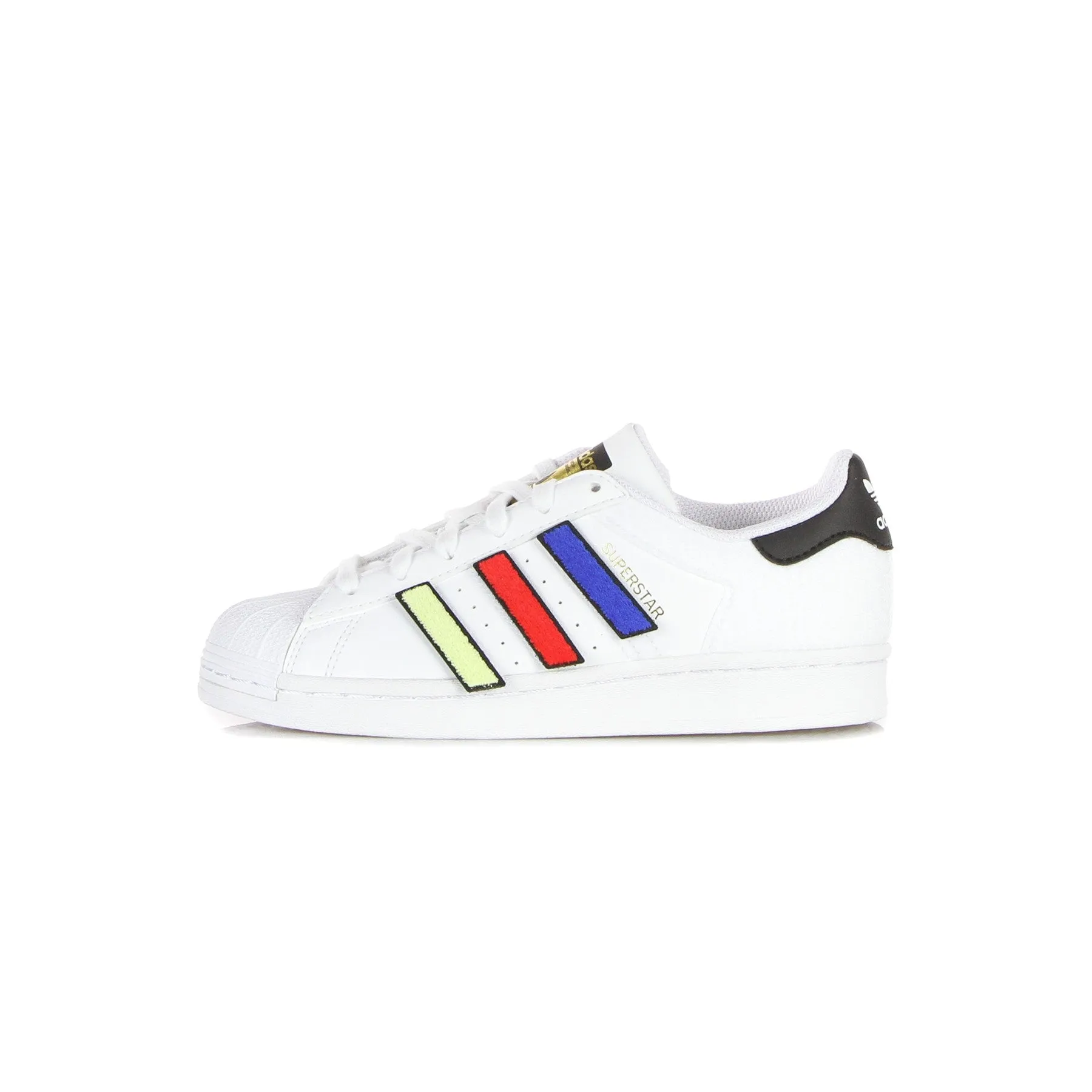 Scarpa Bassa Ragazzo Superstar J Cloud White/core Black/gold Metallic