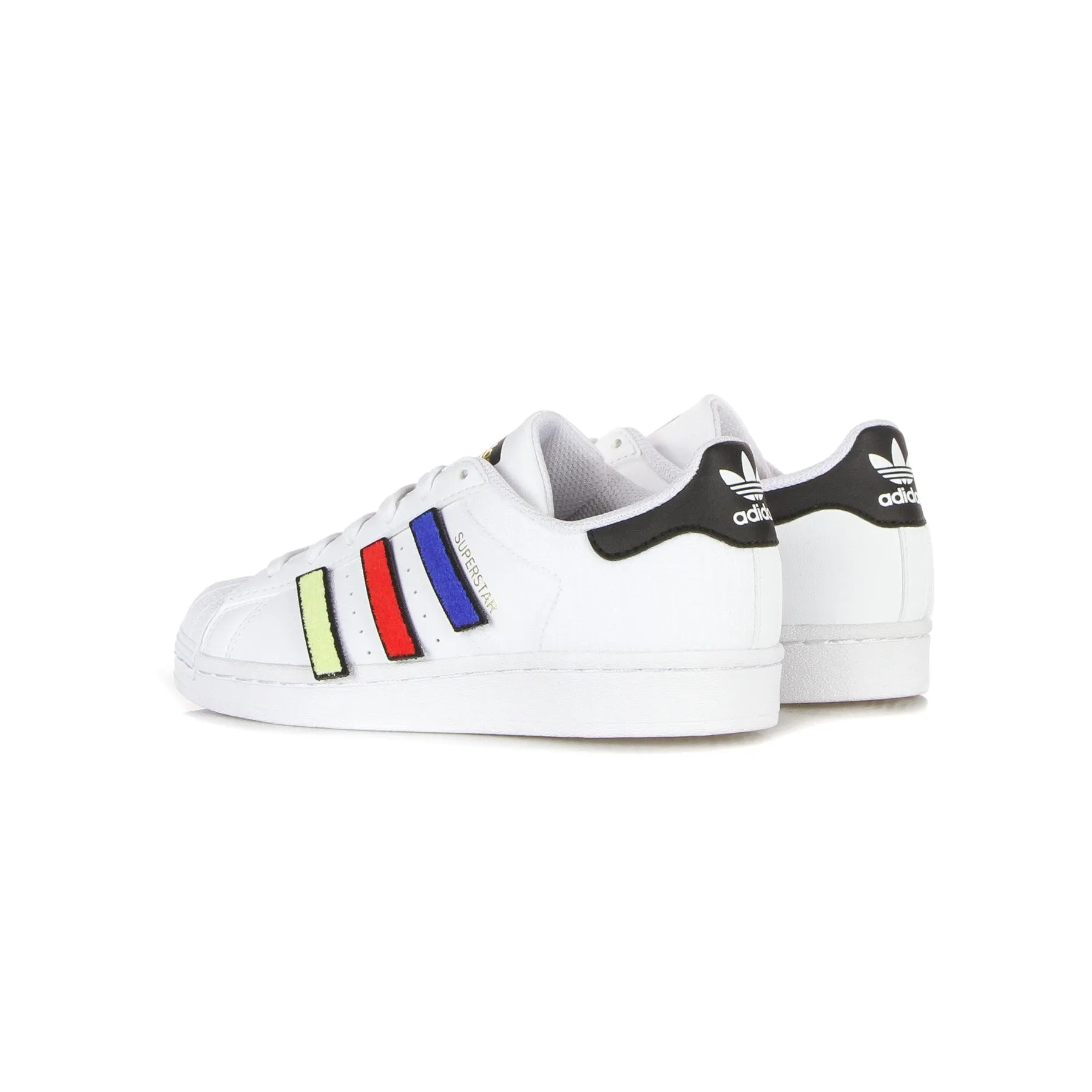 Scarpa Bassa Ragazzo Superstar J Cloud White/core Black/gold Metallic