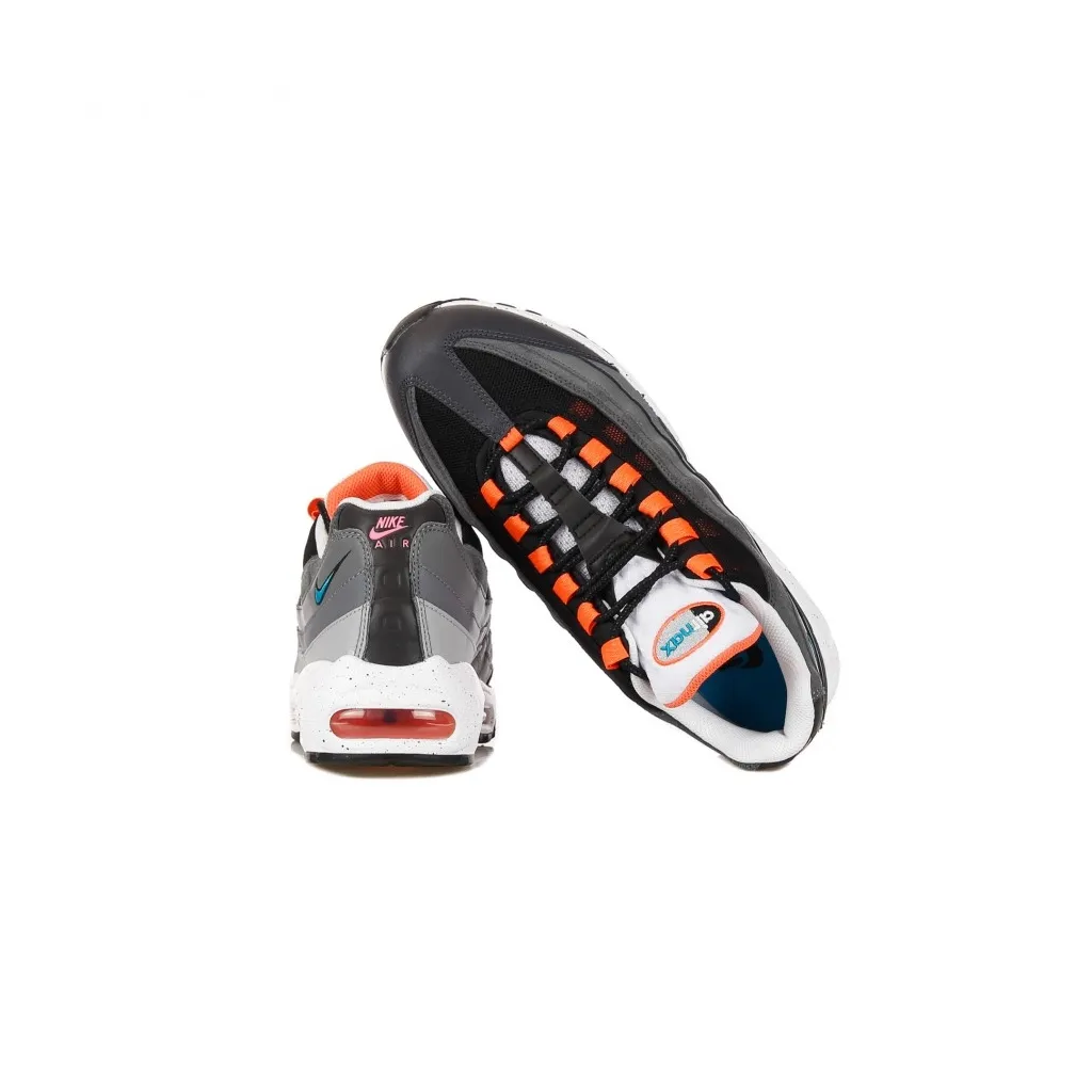 scarpa bassa uomo air max 95 BLACK/AQUAMARINE/TURF ORANGE/WHITE