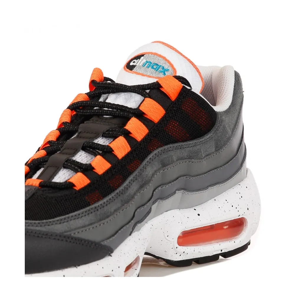 scarpa bassa uomo air max 95 BLACK/AQUAMARINE/TURF ORANGE/WHITE