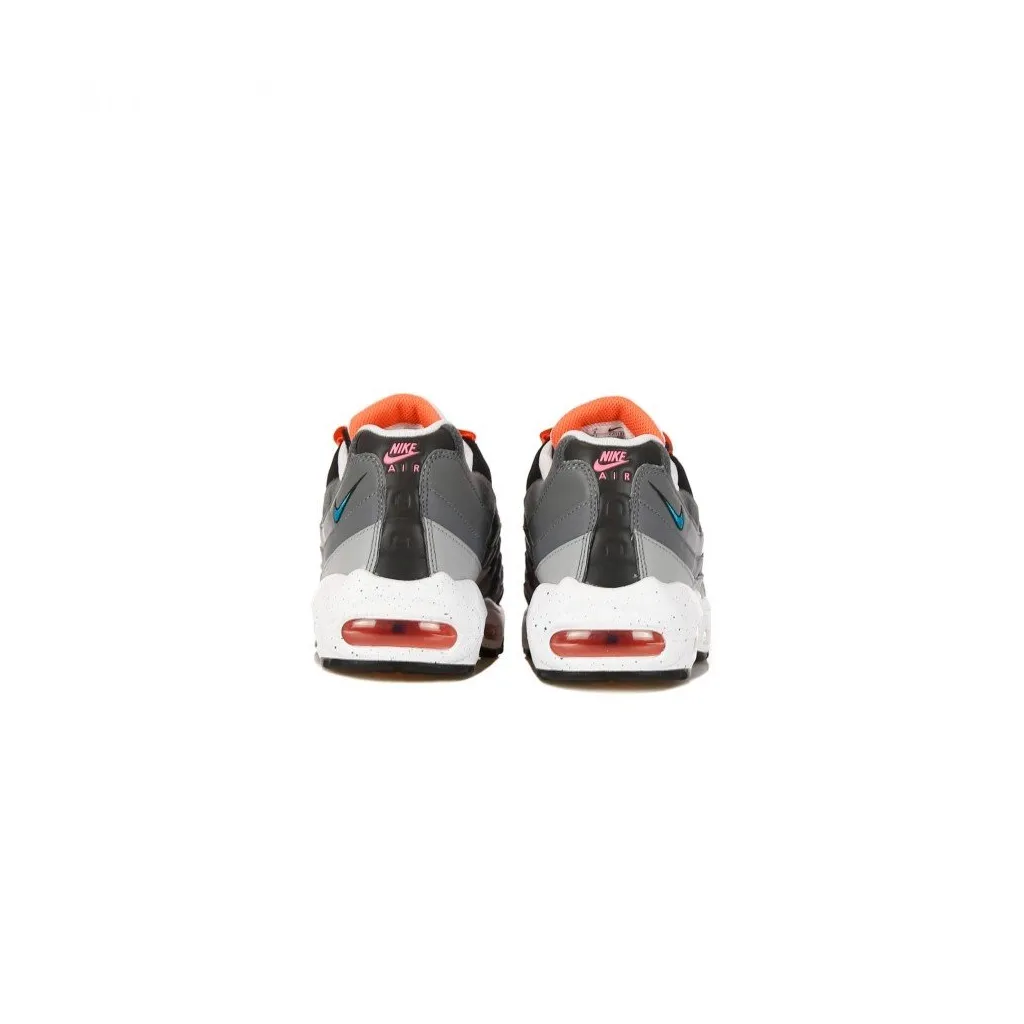 scarpa bassa uomo air max 95 BLACK/AQUAMARINE/TURF ORANGE/WHITE