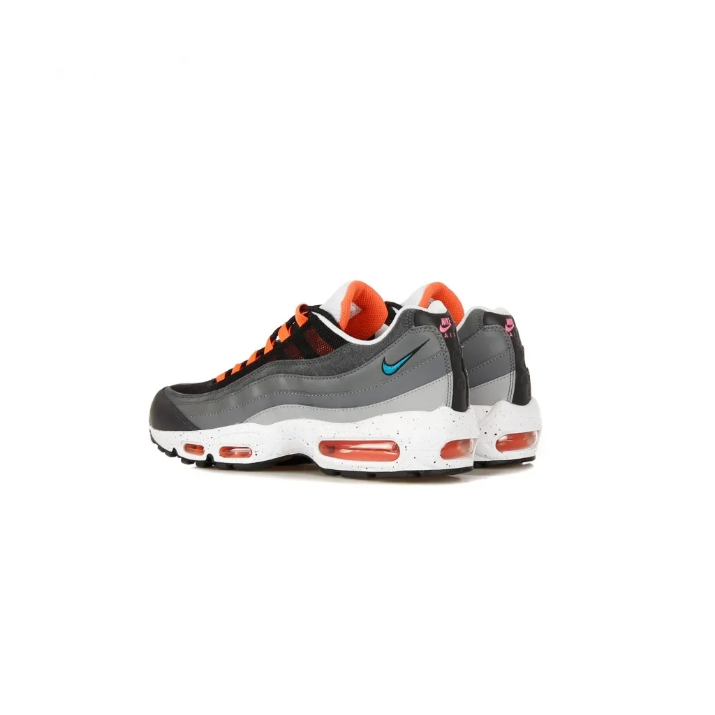scarpa bassa uomo air max 95 BLACK/AQUAMARINE/TURF ORANGE/WHITE